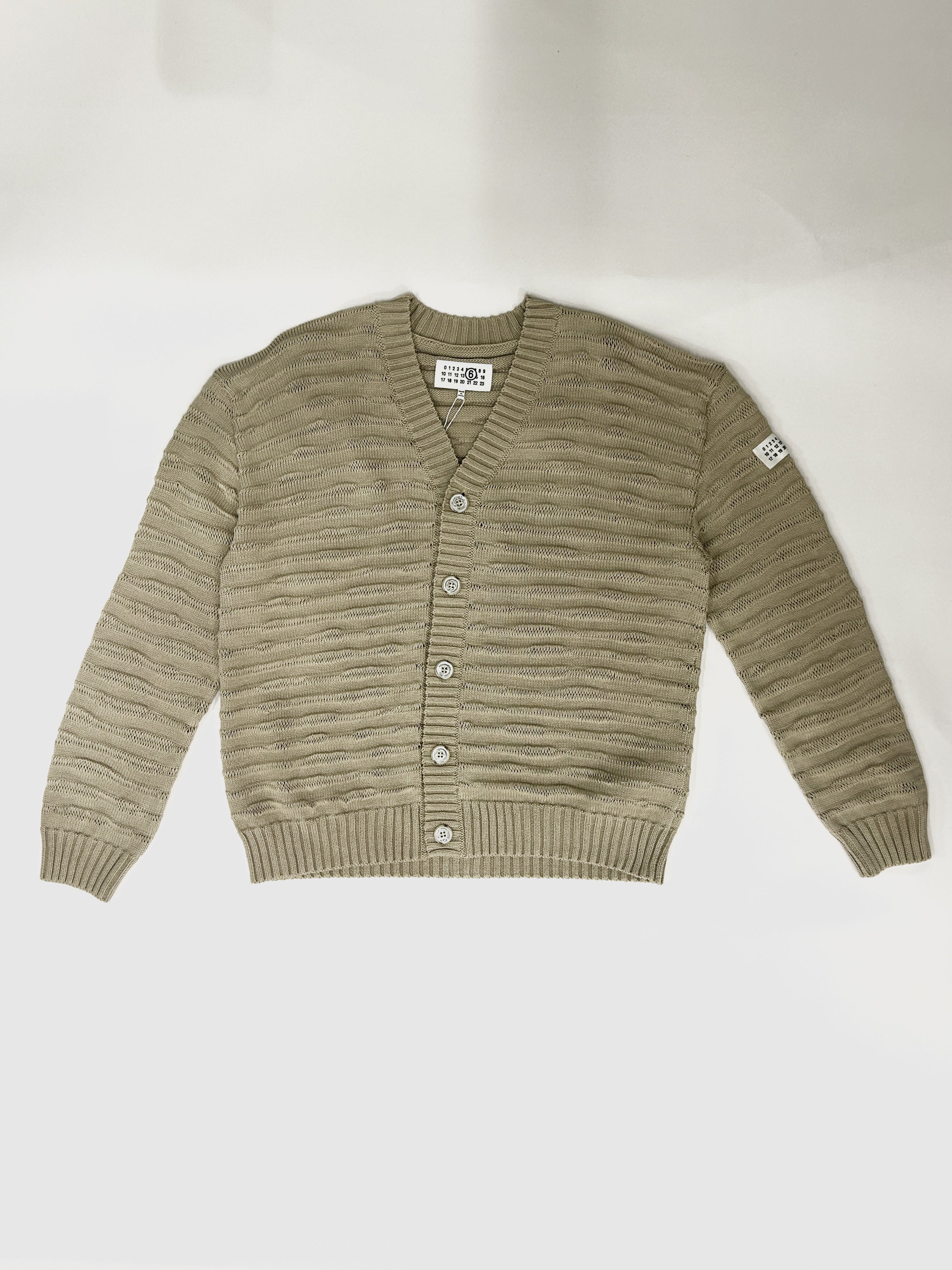 MM6 Beige Cardigan