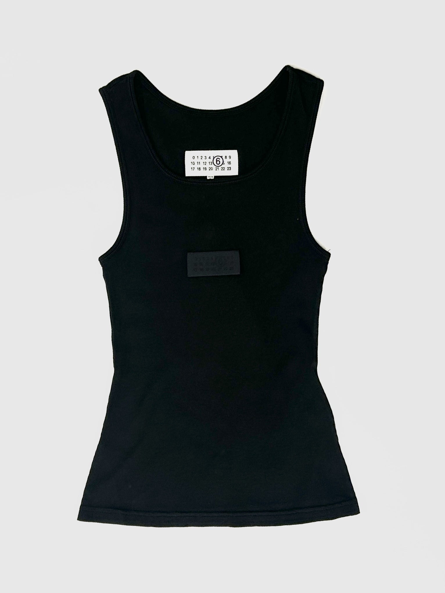 MM6 Black Tank Top