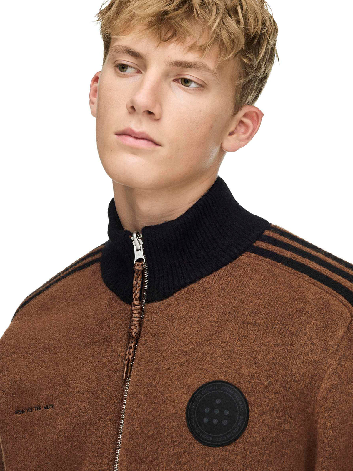 SONG FOR THE MUTE X ADIDAS Brown Adi008 Knitjkt