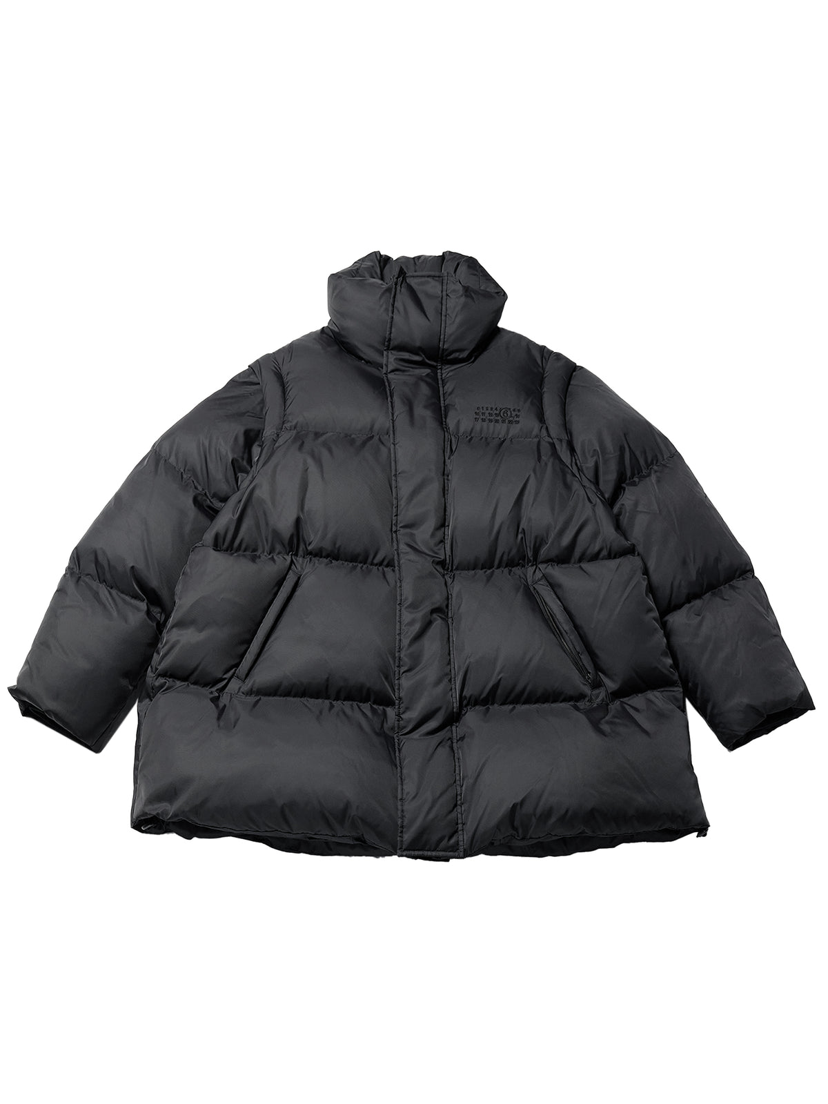 MM6 Maison Margiela Black Down Puffer