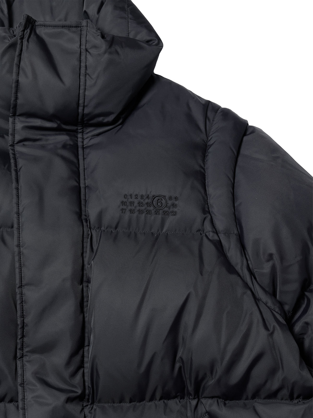MM6 Maison Margiela Black Down Puffer