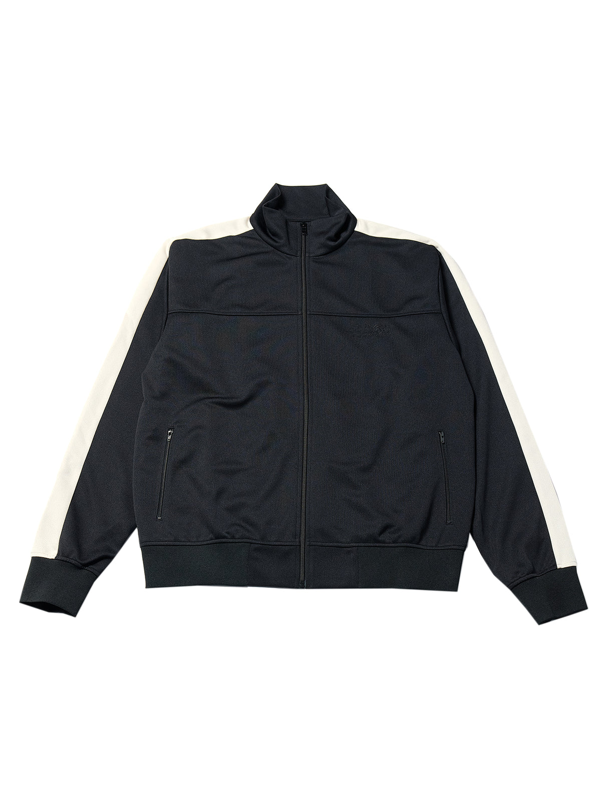 MM6 Maison Margiela Black Full Zip Sweat Jacket