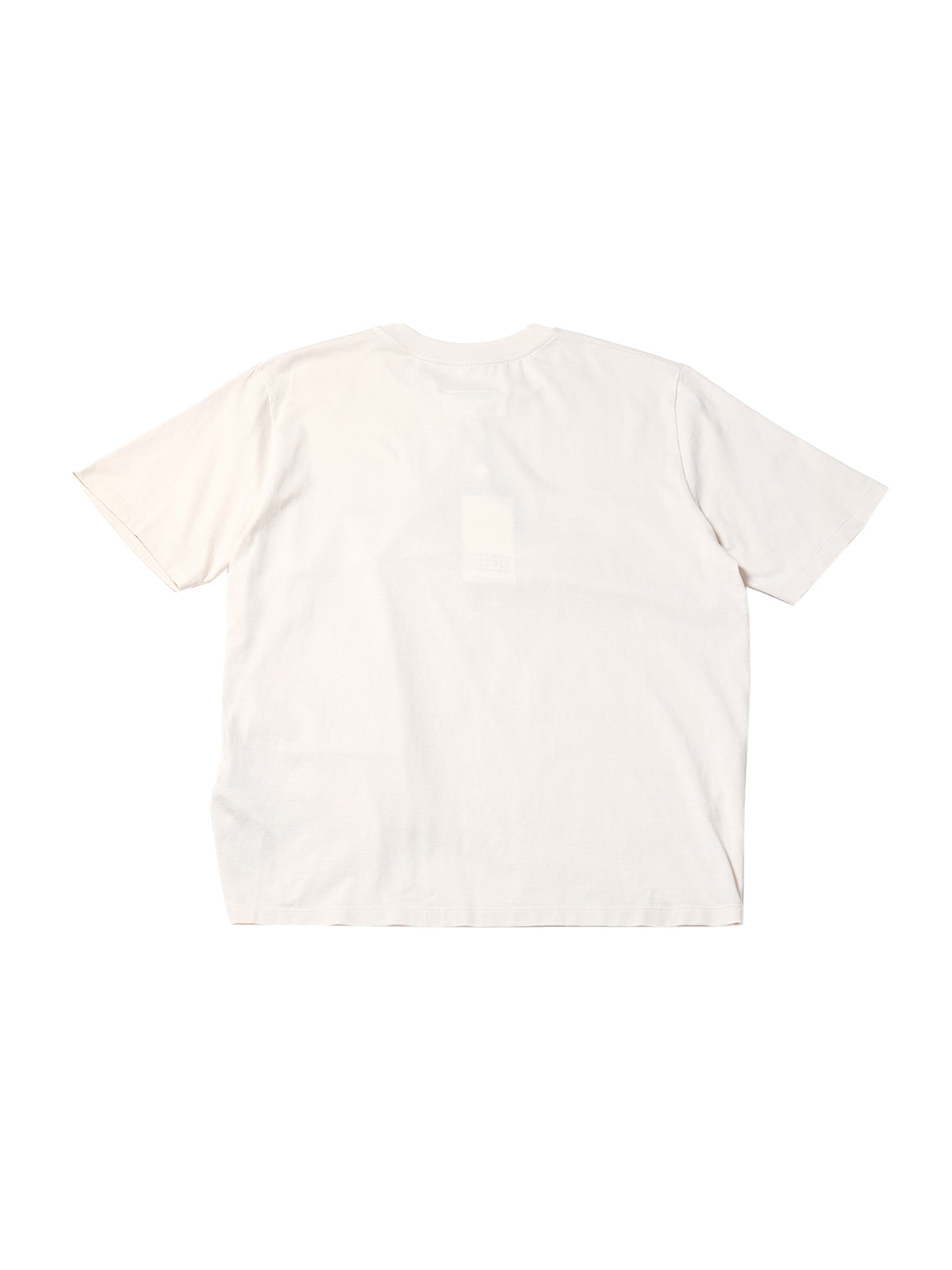 MM6 Maison Margiela Ecru Pinch Short-Sleeved Top