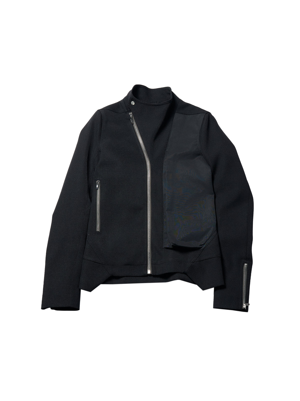 Rick Owens Black Woven Padded Jacket - Release Jkt