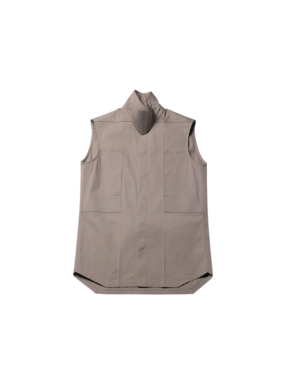 Rick Owens Dust Woven Sleeveless Shirt - Outershirt