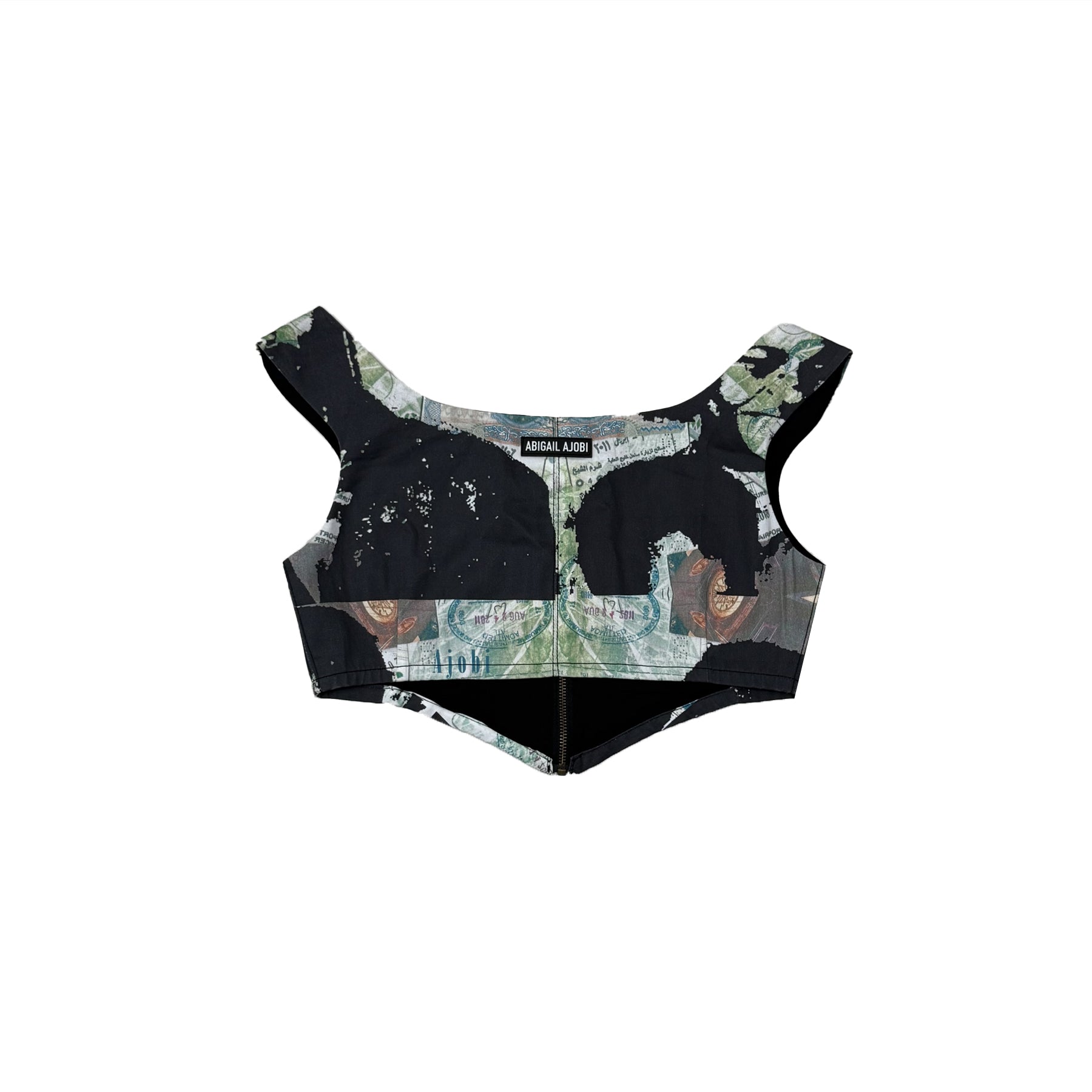 ABIGAIL AJOBI - International Love Fitted Top - AW22 - multi international love