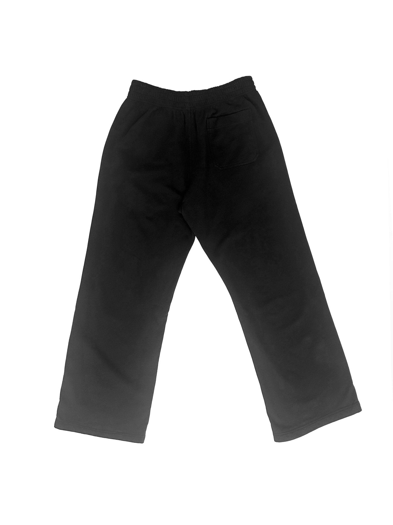 Ann Demeulemeester Black Boas Comfort Sweatpants With Herringbone Side Band