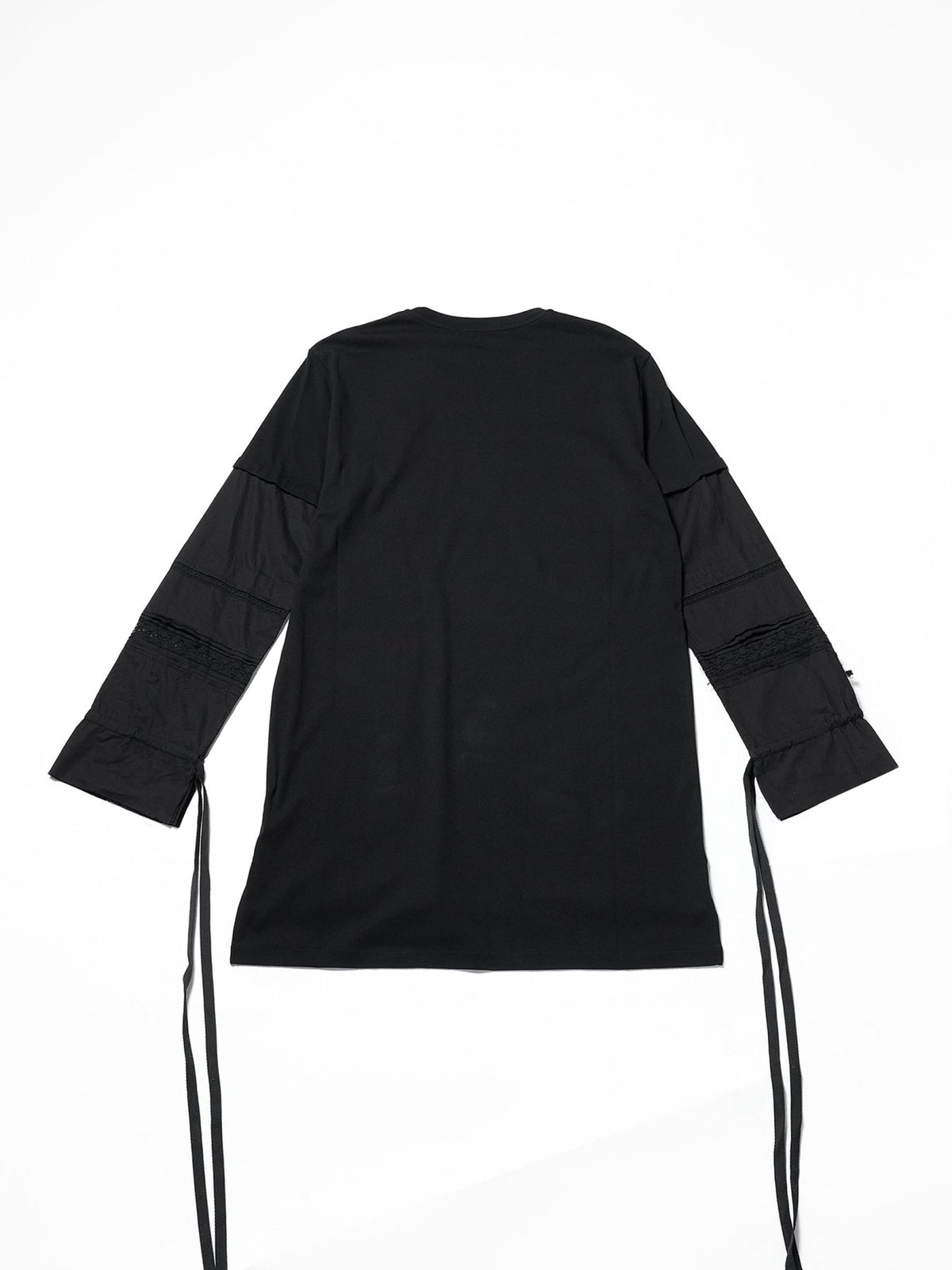 Ann Demeulemeester Black Lucina Boxy Fit T Shirt Dress With Light Cotton Sl