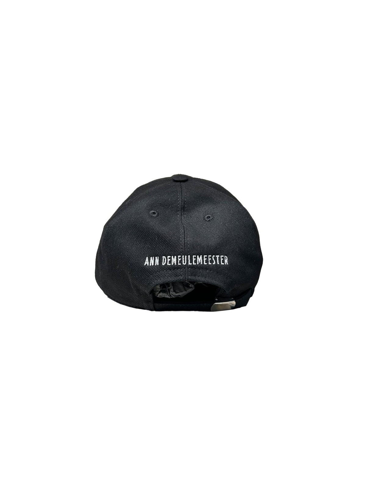 Ann Demeulemeester Black Tem Baseball Cap With The New Poetry Club