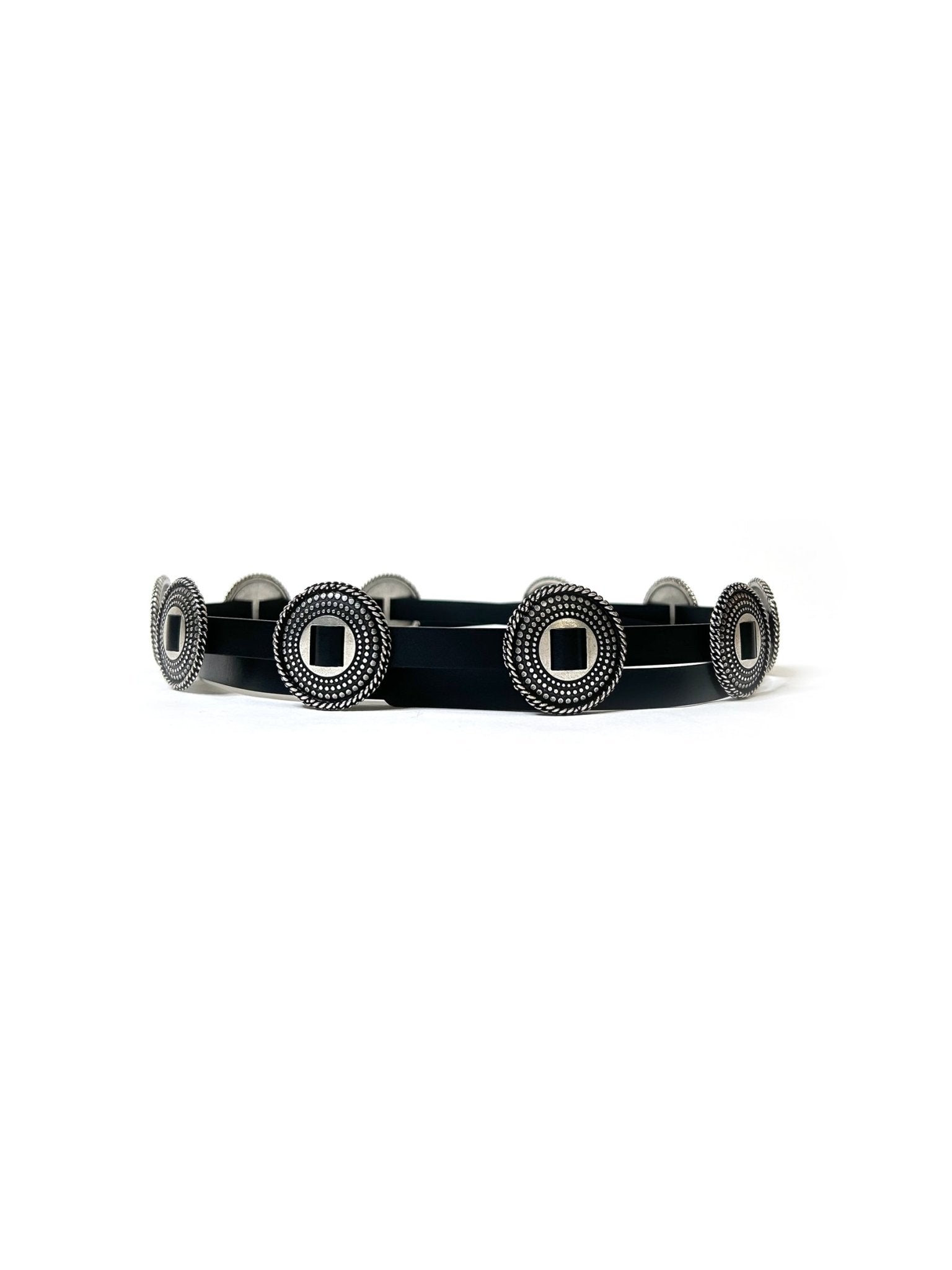 ANN DEMEULEMEESTER - Deci Concho Belt Nappa Leather - AW25 - BLACK