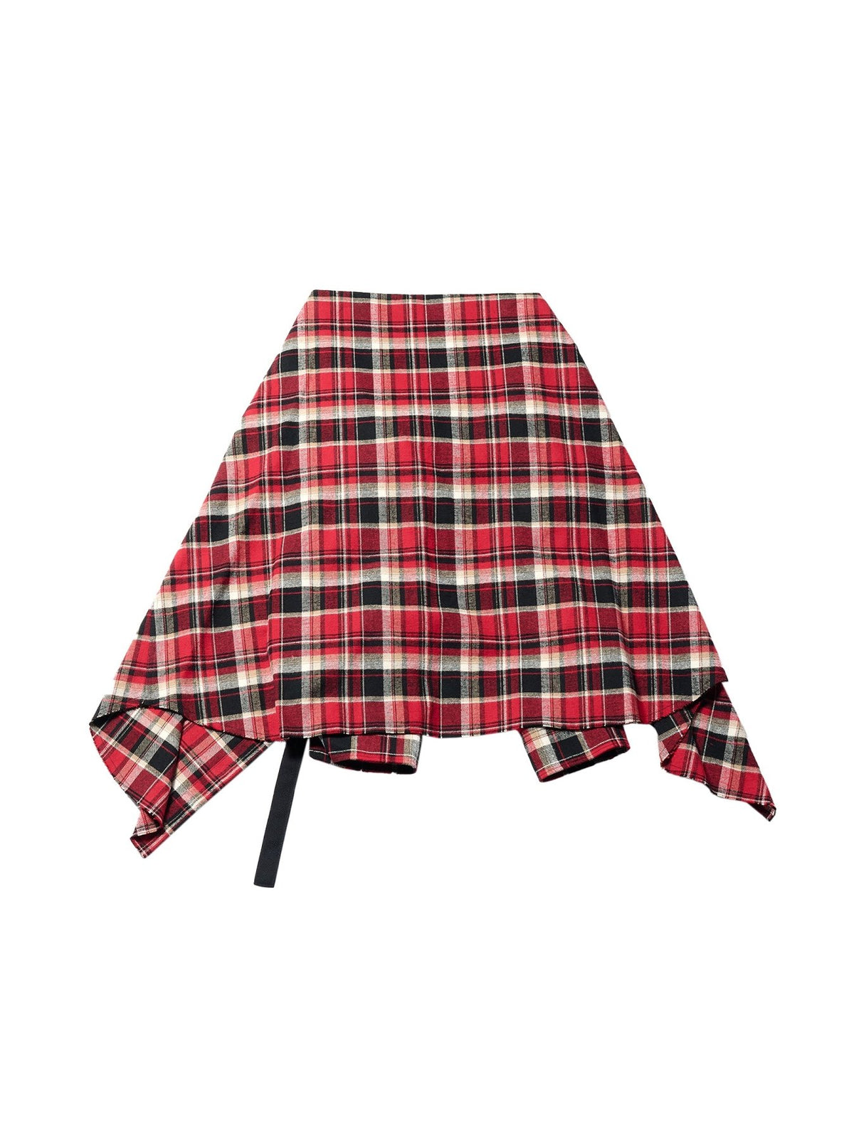 Ann Demeulemeester Multi Aldrik Shirt Apron Heavy Check Flannel