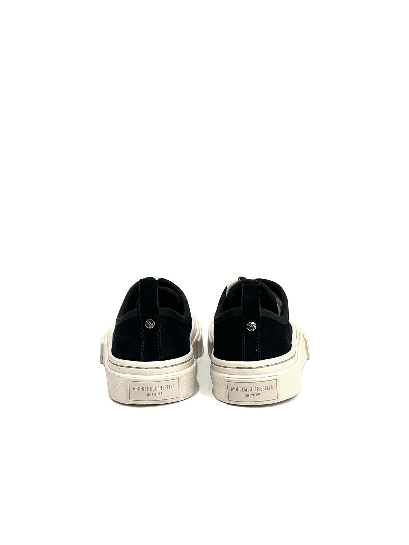 Ann Demeulemeester Multi Halli Vulcanized Low Top Suede Leather Sneakers