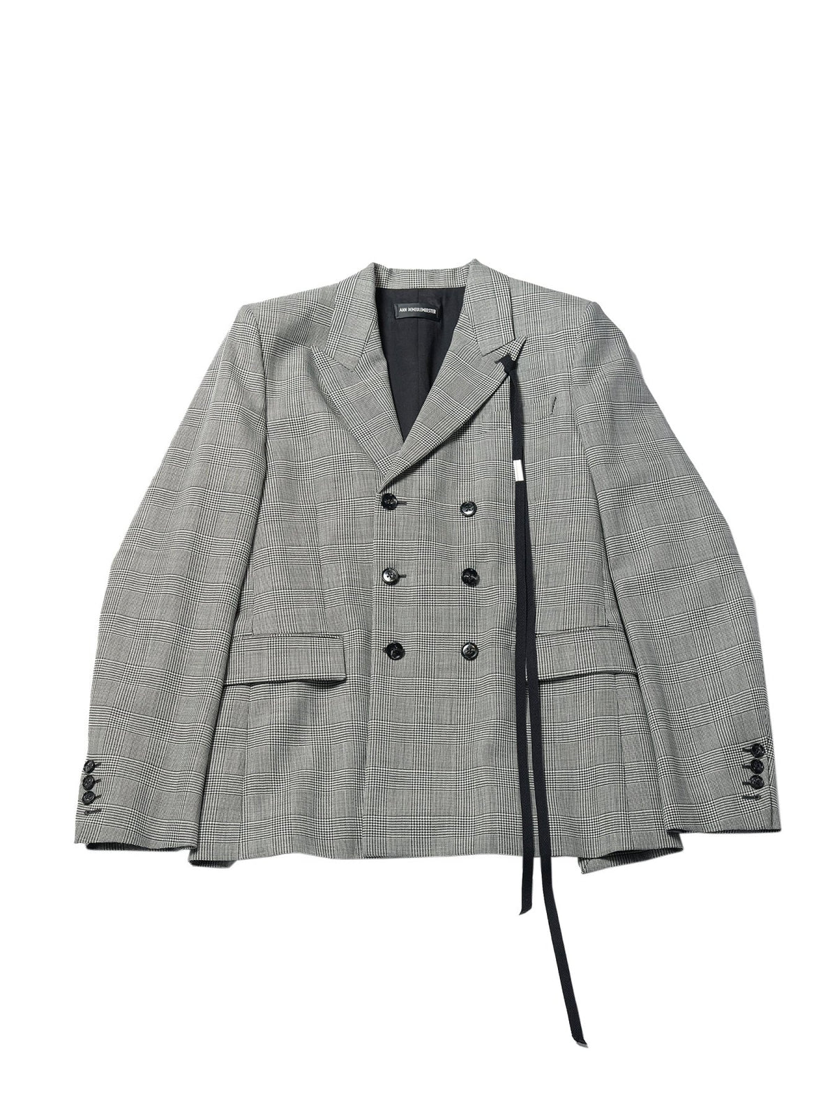 Ann Demeulemeester Multi Waldus Pick Lapel Double Breasted Tailored Jacket