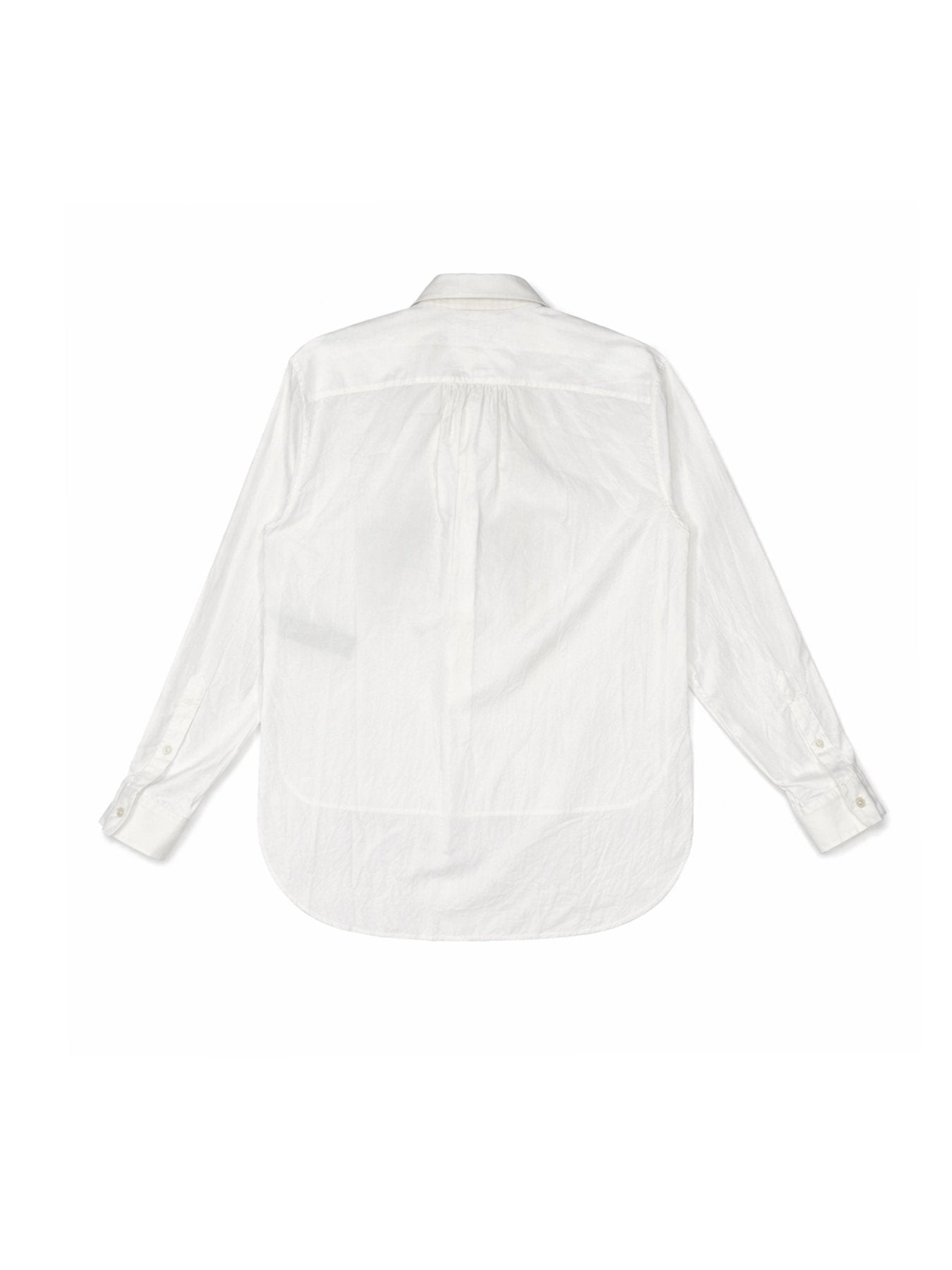 Ann Demeulemeester Off - White Stack Comfort Shirt With Necktie Light Cotton