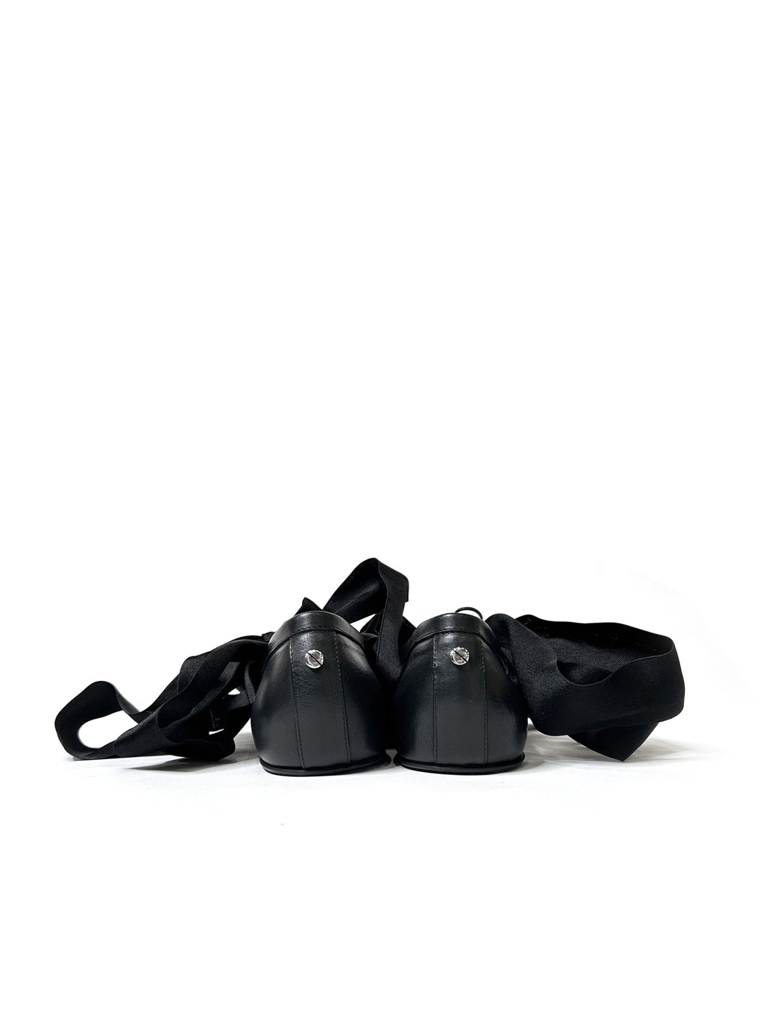ANN DEMEULEMEESTER - Paloma Ballerina With Band Nappa Calf Skin - AW25 - BLACK