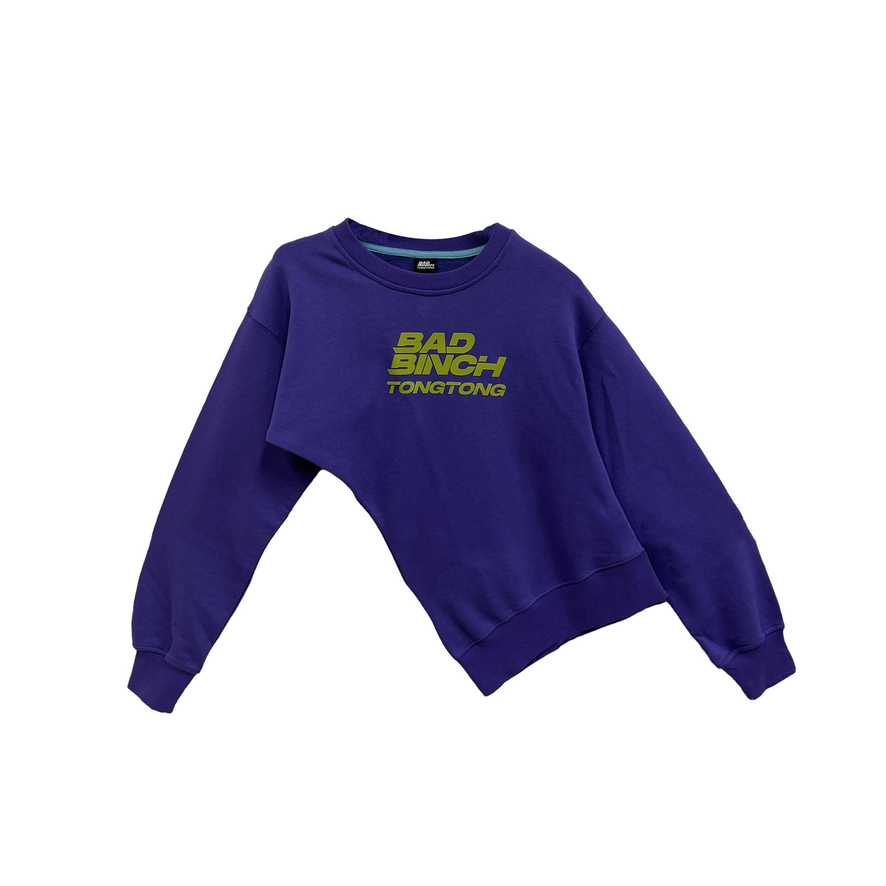 BAD BINCH TONGTONG - Bad Binch Twisted Crew Neck - AW23 - PURPLE
