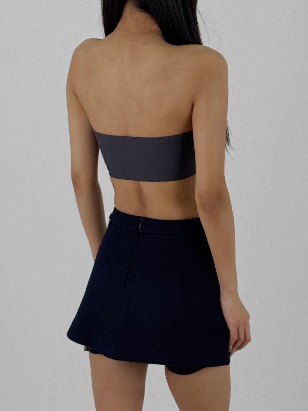 BAD BINCH TONGTONG Navy Star Cut Out Mini Skirts