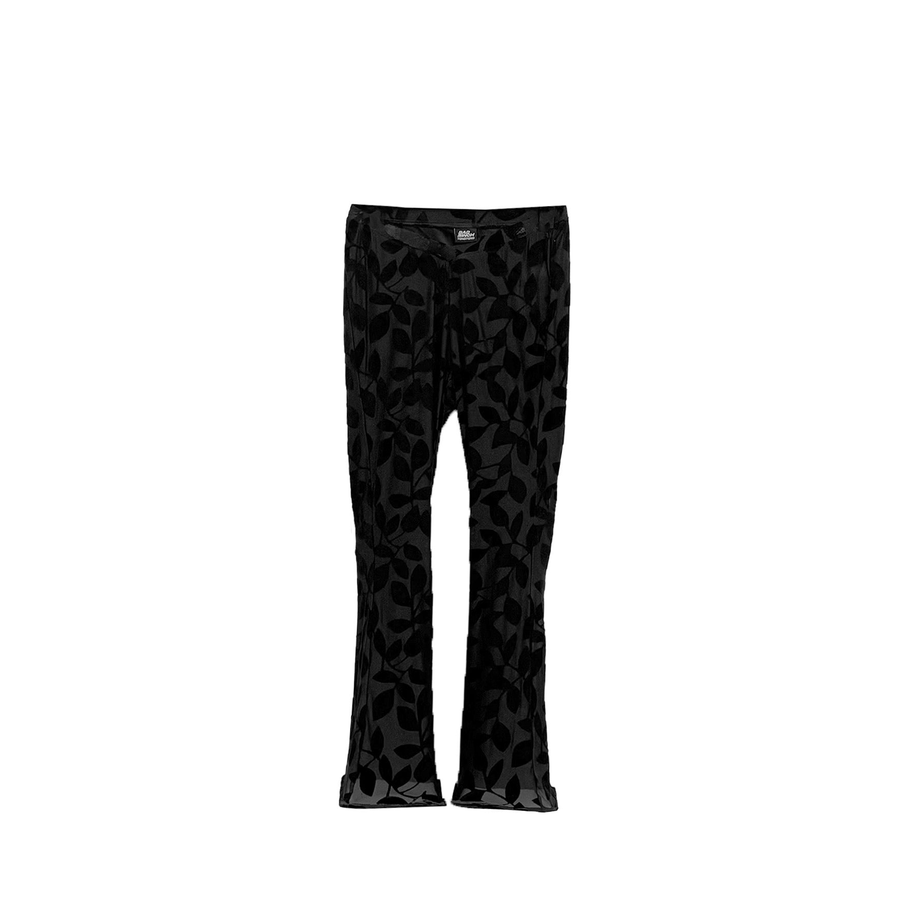 BAD BINCH TONGTONG - Velvet Sqaure Pants - AW23 - BLACK
