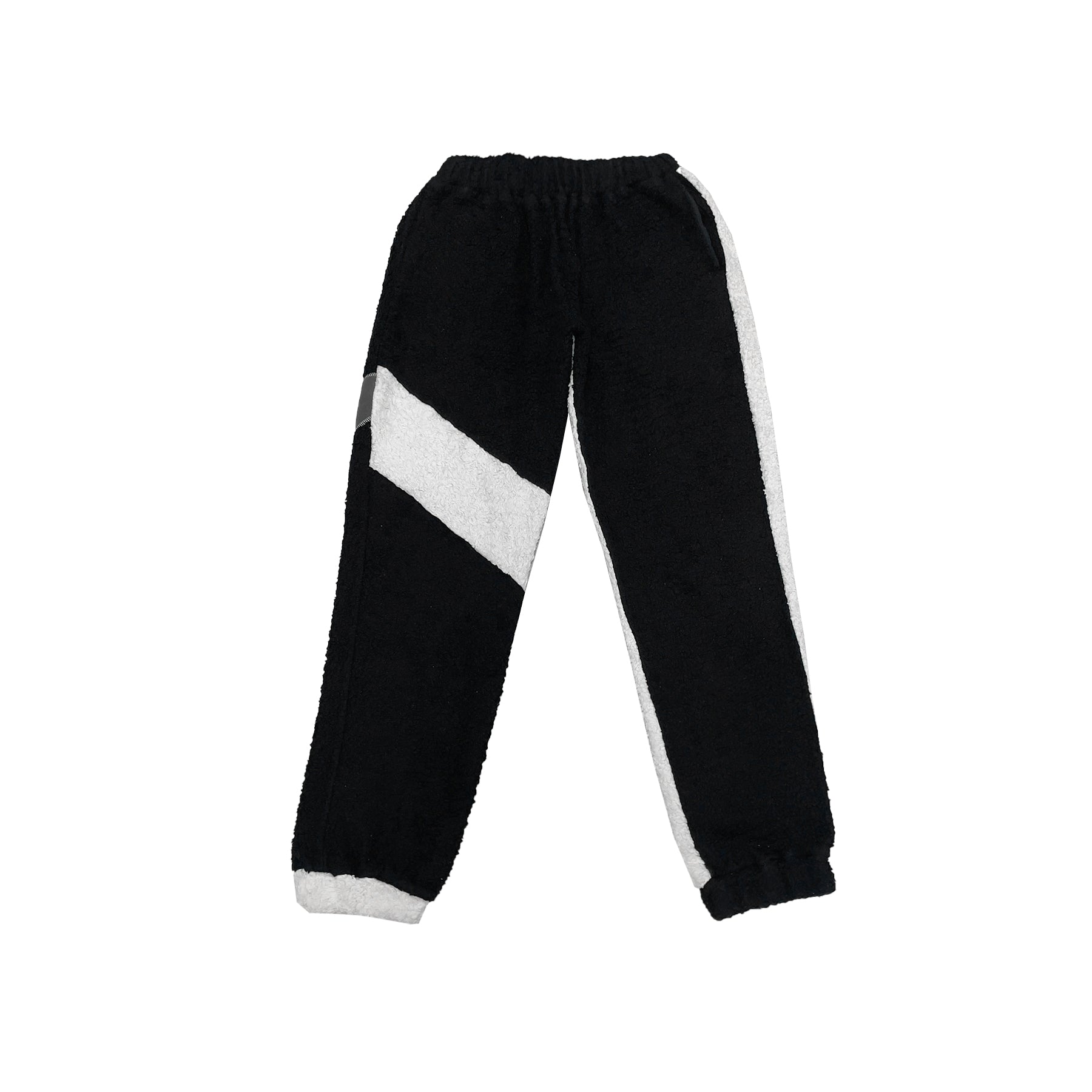 BETHANY WILLIAMS - Organic Fleece Patchwork Track Bottom - AW22 - Black Multi