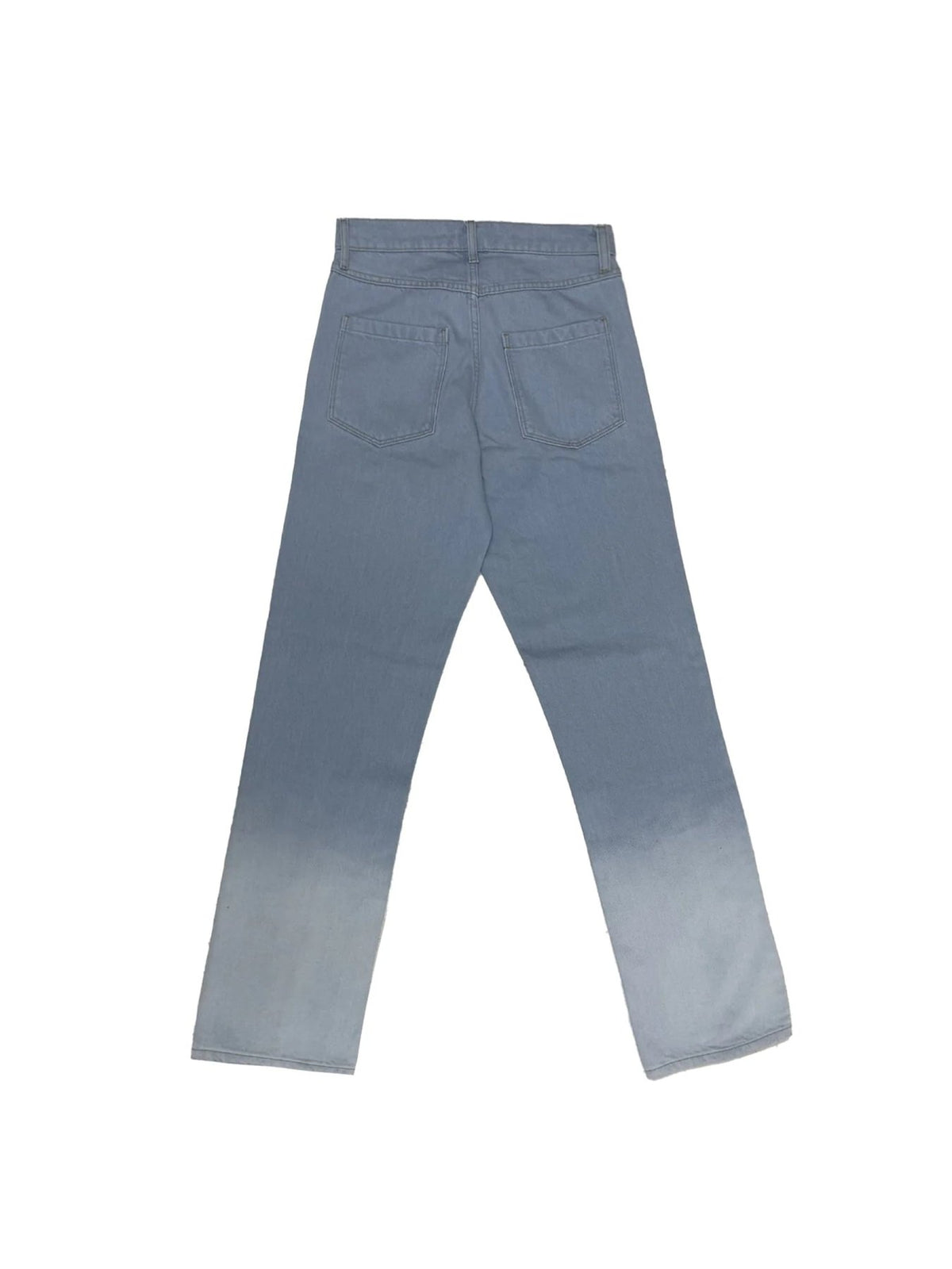 BIANCA SAUNDERS Gradient Blue Life Straight Leg Jeans
