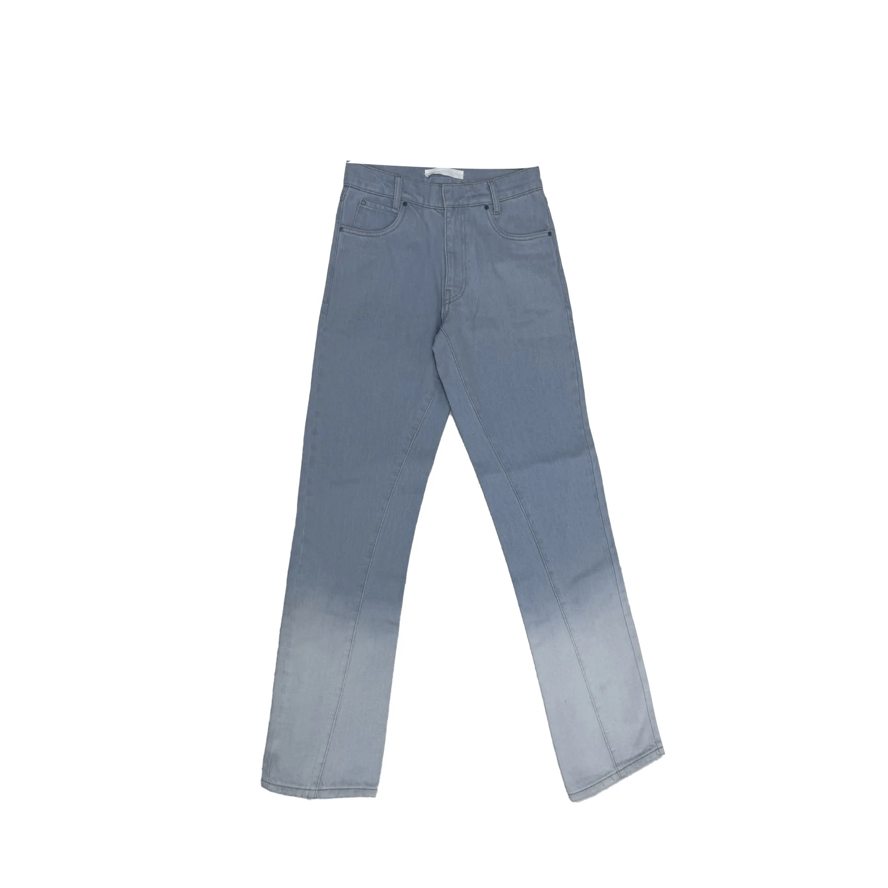 BIANCA SAUNDERS Gradient Blue Life Straight Leg Jeans