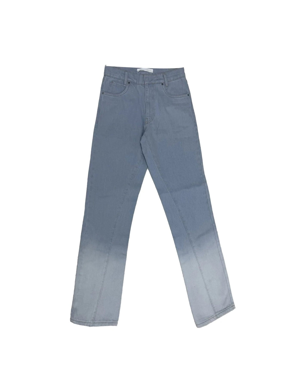 BIANCA SAUNDERS Gradient Blue Life Straight Leg Jeans