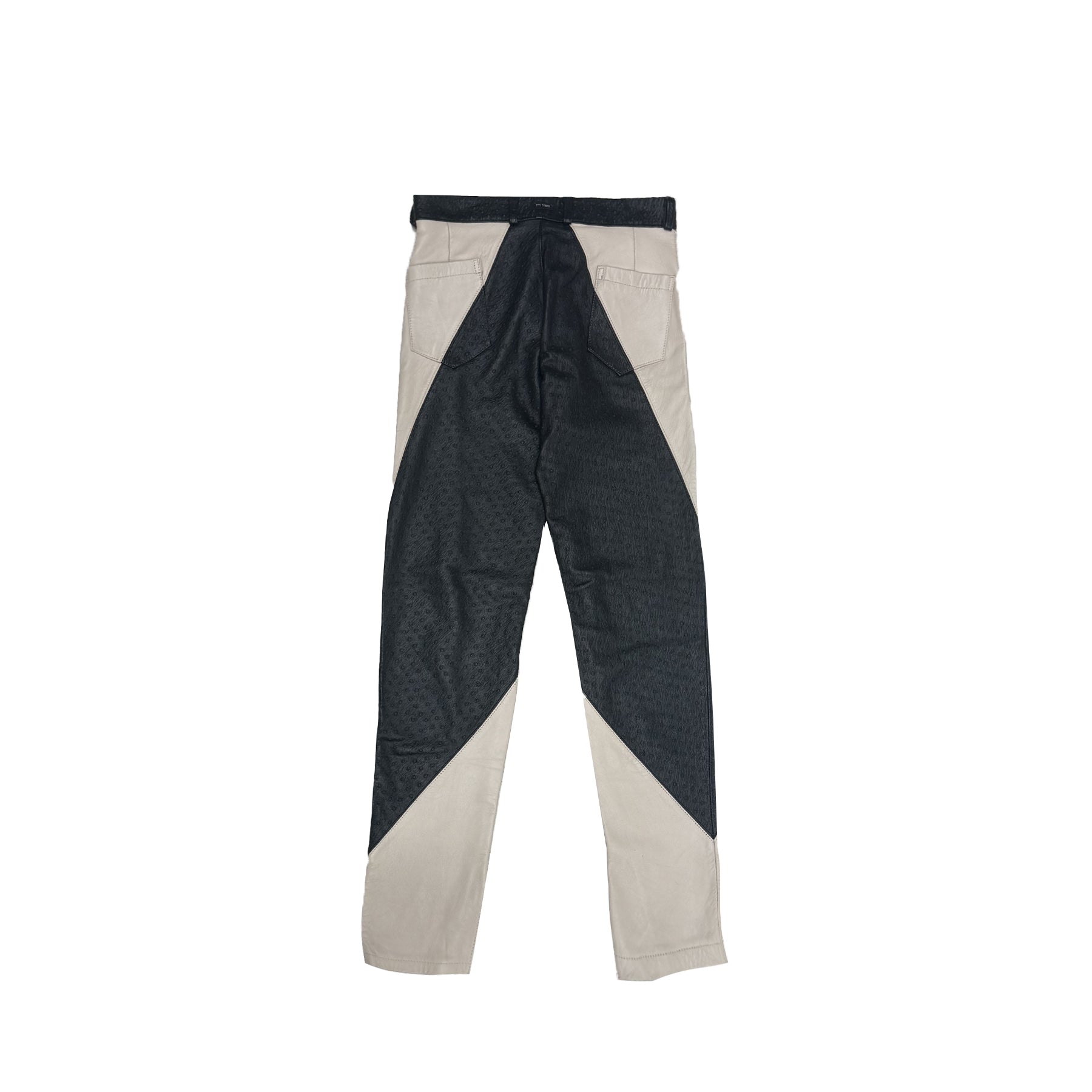 BILL PICKET - Ostrich Pants - AW22 - BLACK CREAM