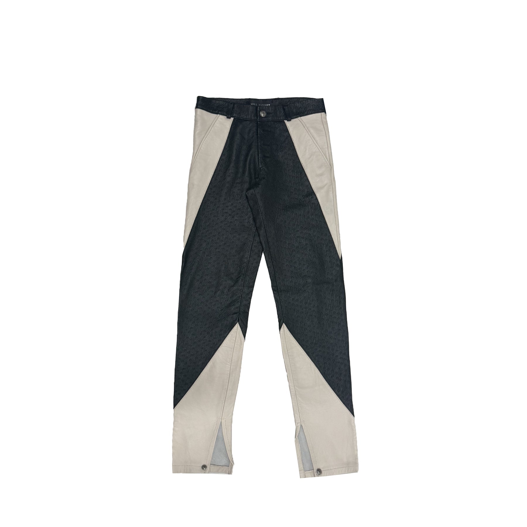 BILL PICKET - Ostrich Pants - AW22 - BLACK CREAM