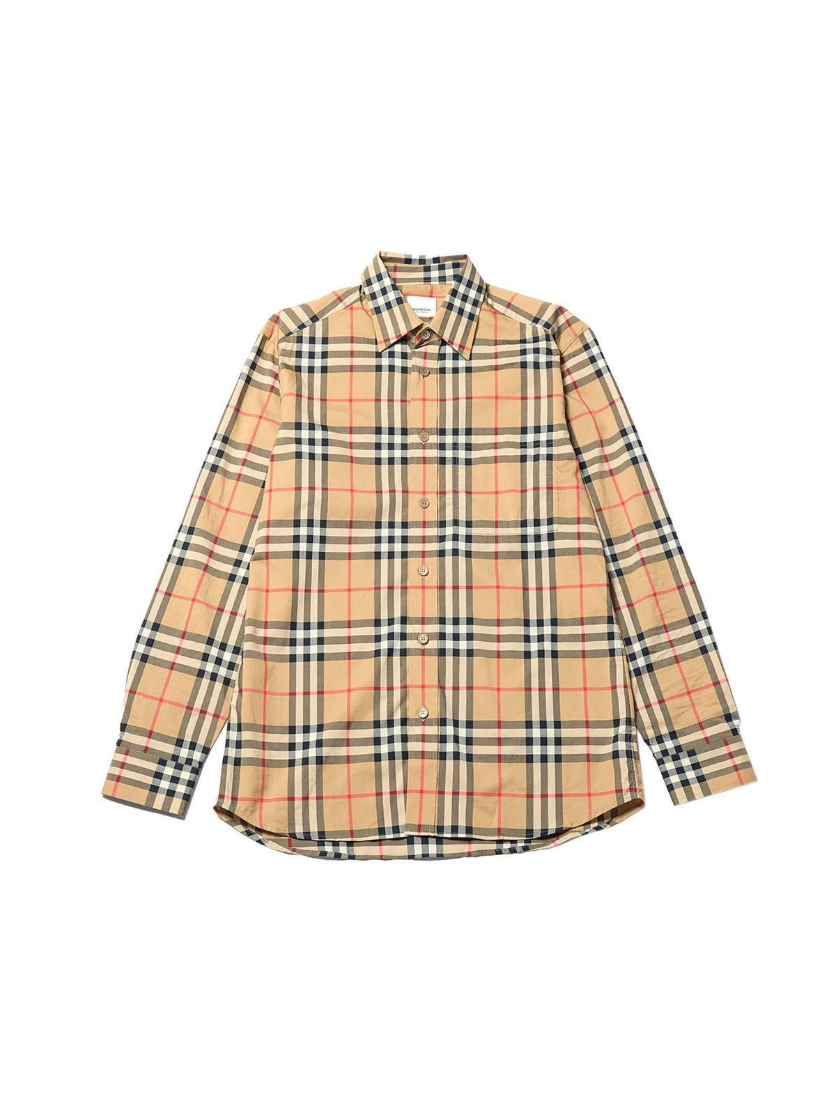 Burberry Beige Caxtan M Casual Shirt Ls