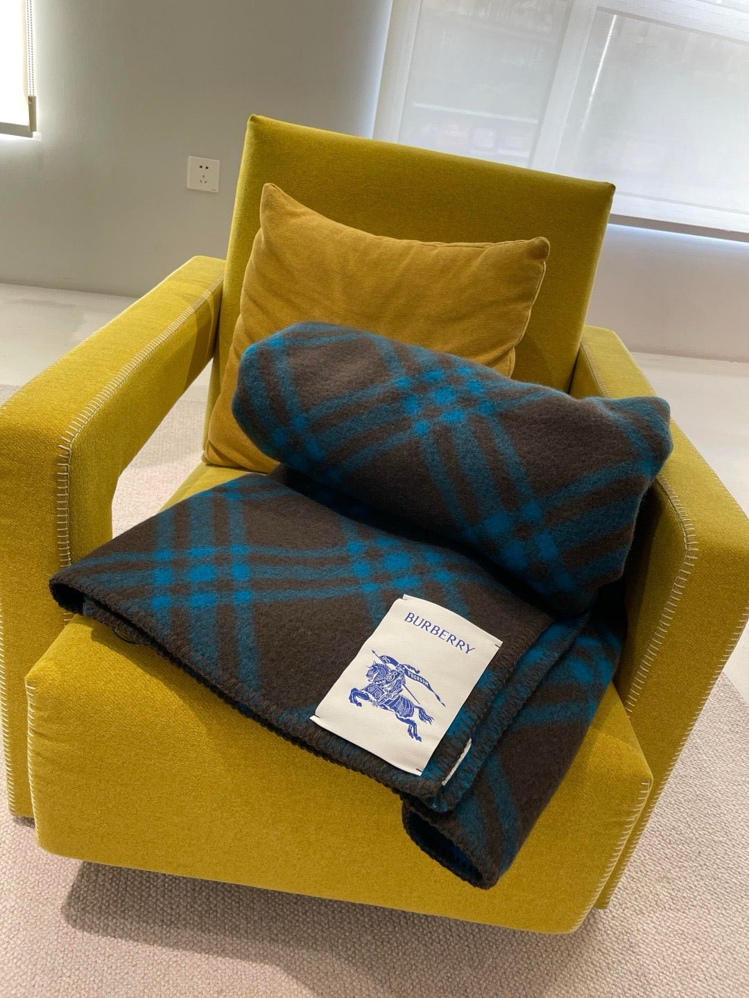 BURBERRY Blue Throws & Scarves