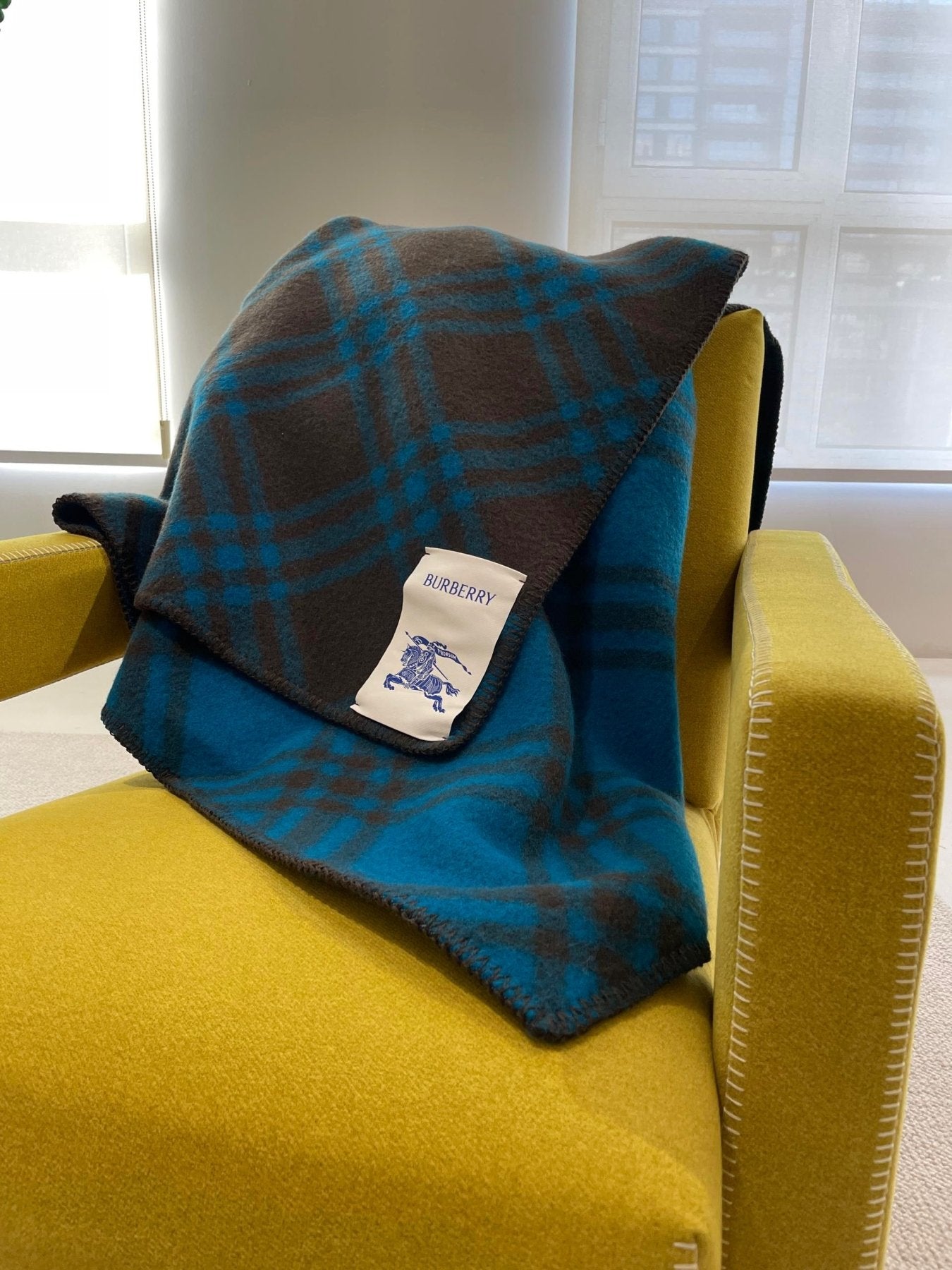 BURBERRY Blue Throws & Scarves