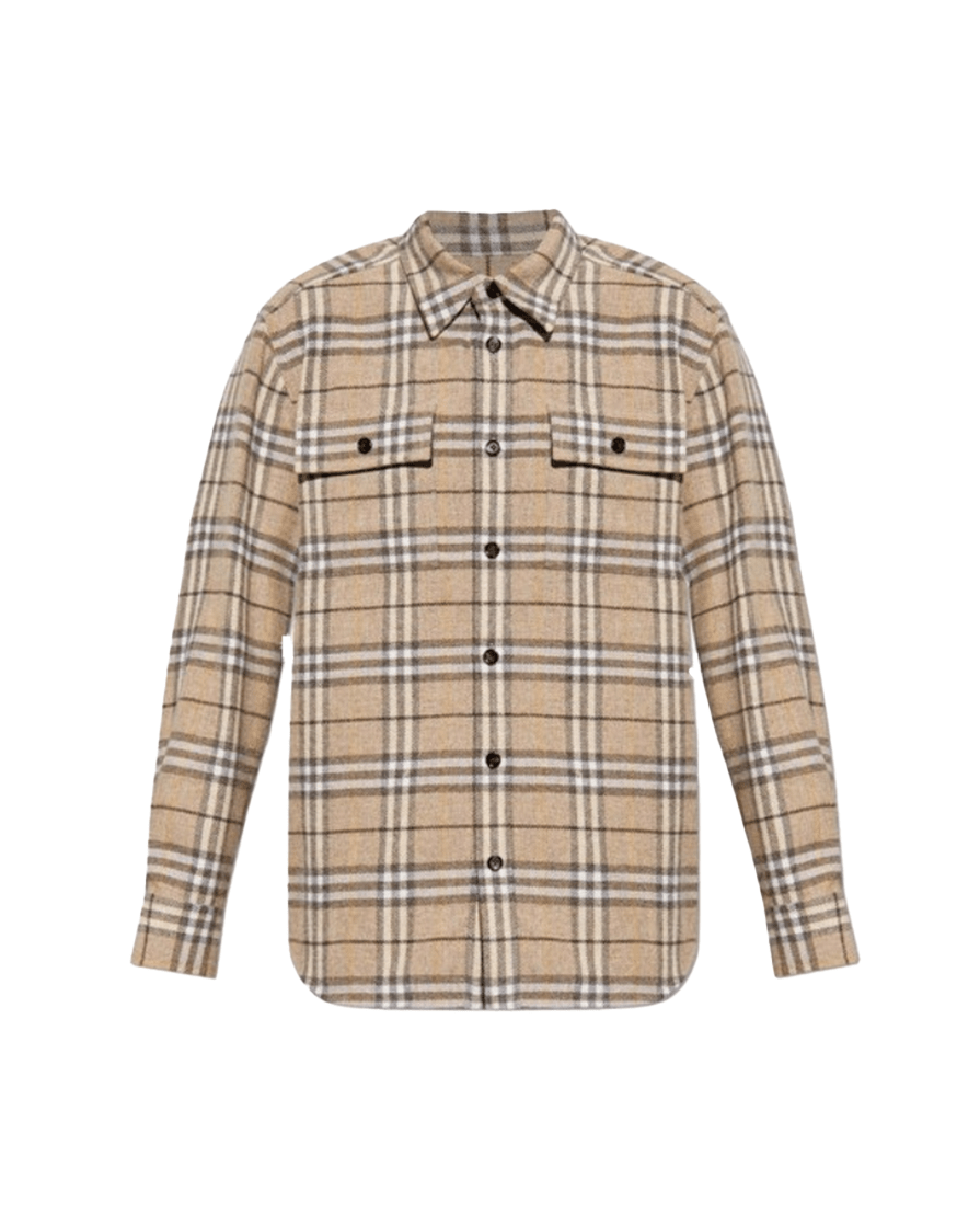 BURBERRY - Casual Shirts - BEACH/LINDEN CHECK