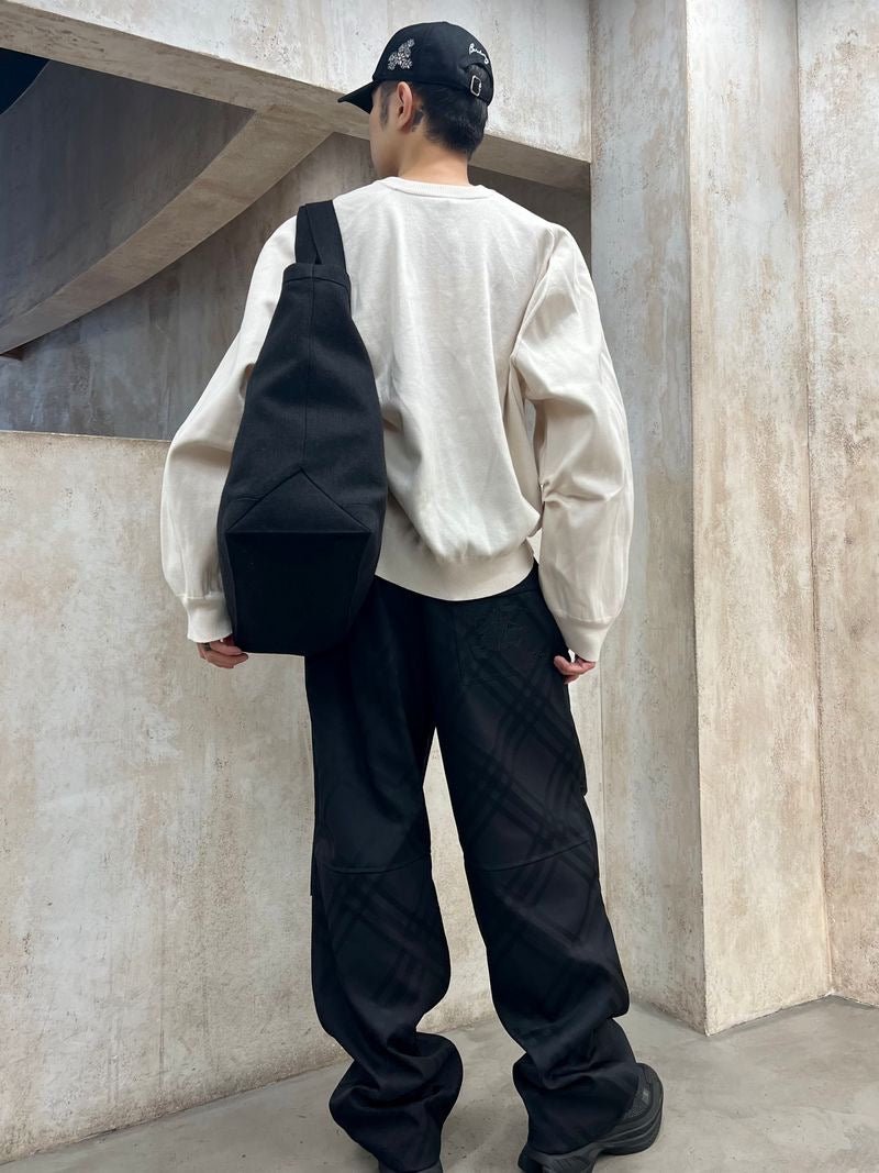 BURBERRY -  Casual Trousers -  BLACK IP CHECK