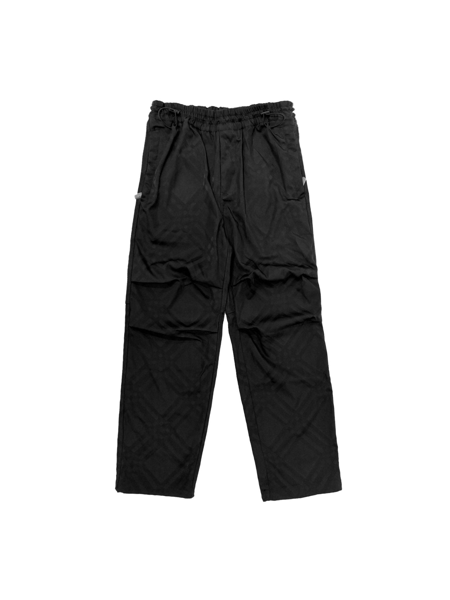 BURBERRY -   Casual Trousers -   BLACK IP CHECK