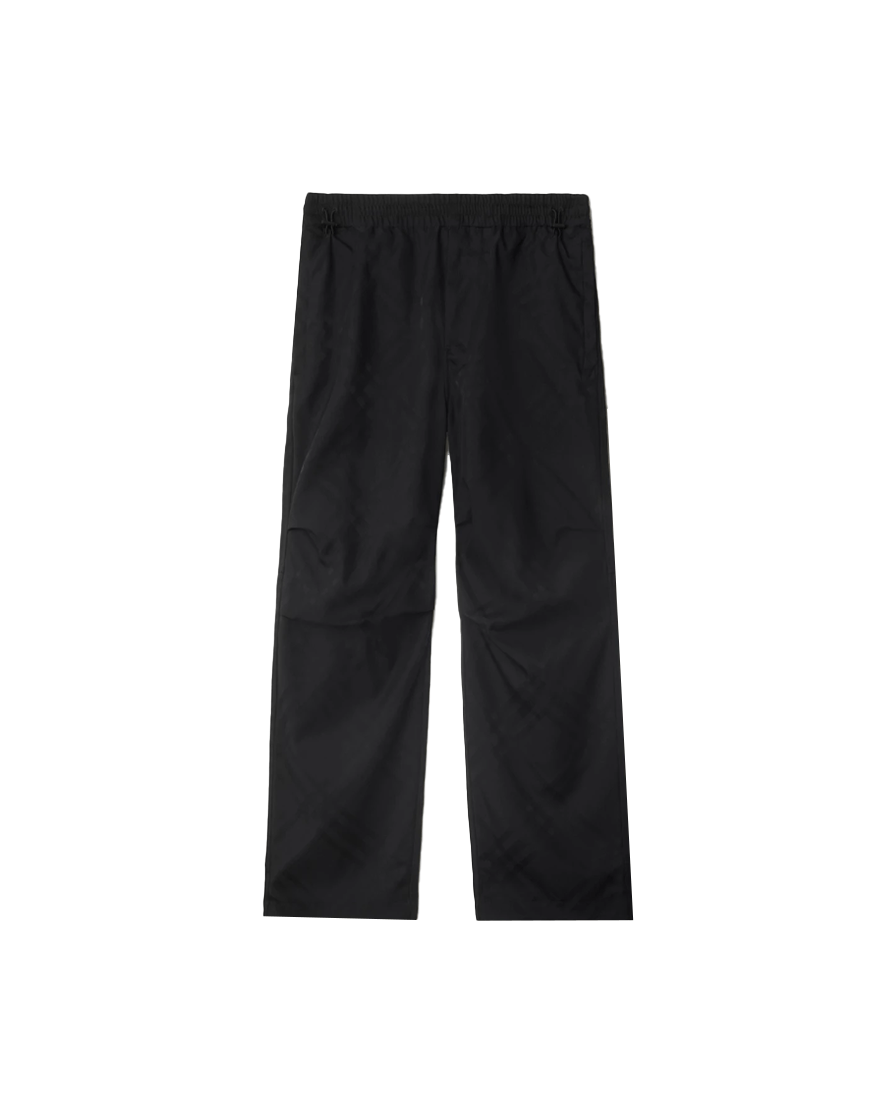 BURBERRY -   Casual Trousers -   BLACK IP CHECK