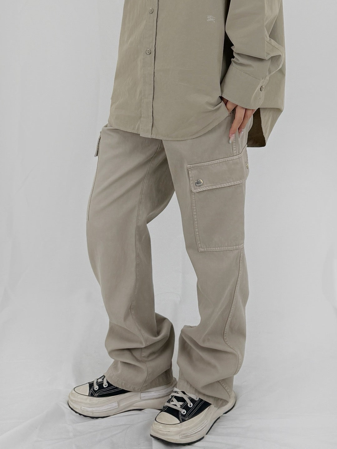 BURBERRY - Casual Trousers - HERON