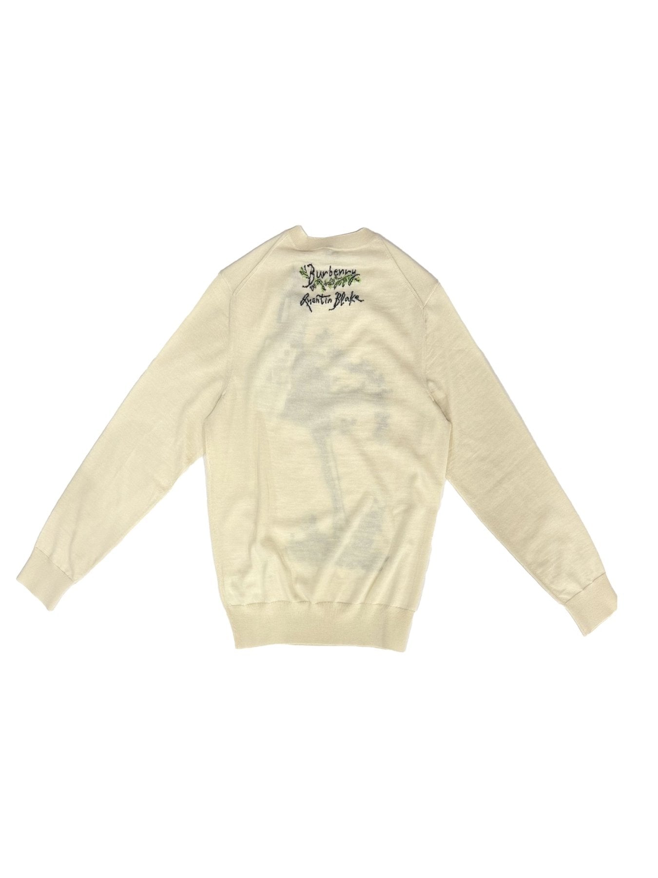 Burberry Ecru Easton Qbl M Knit Crew