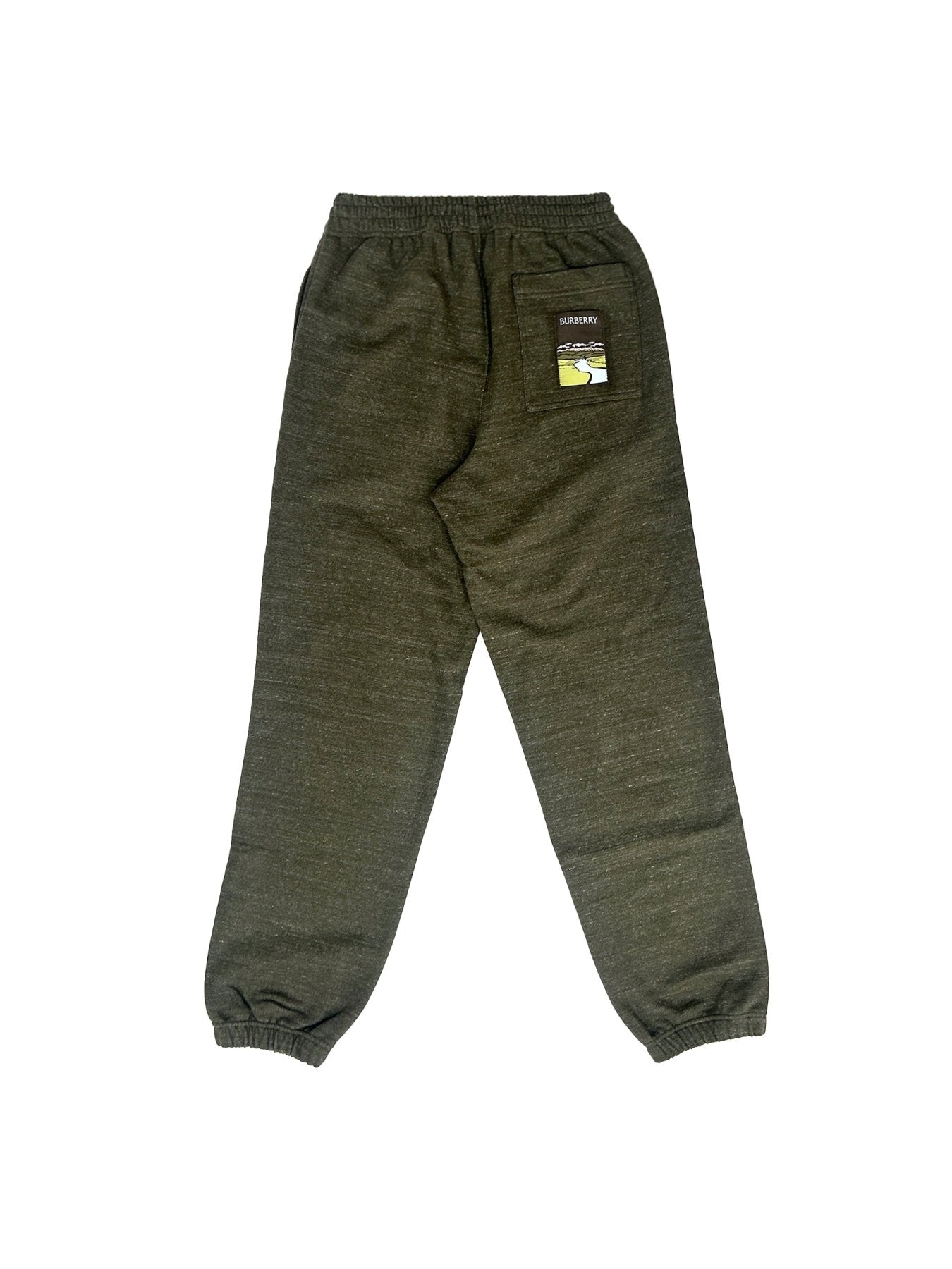 BURBERRY Khaki M Jersey Trousers