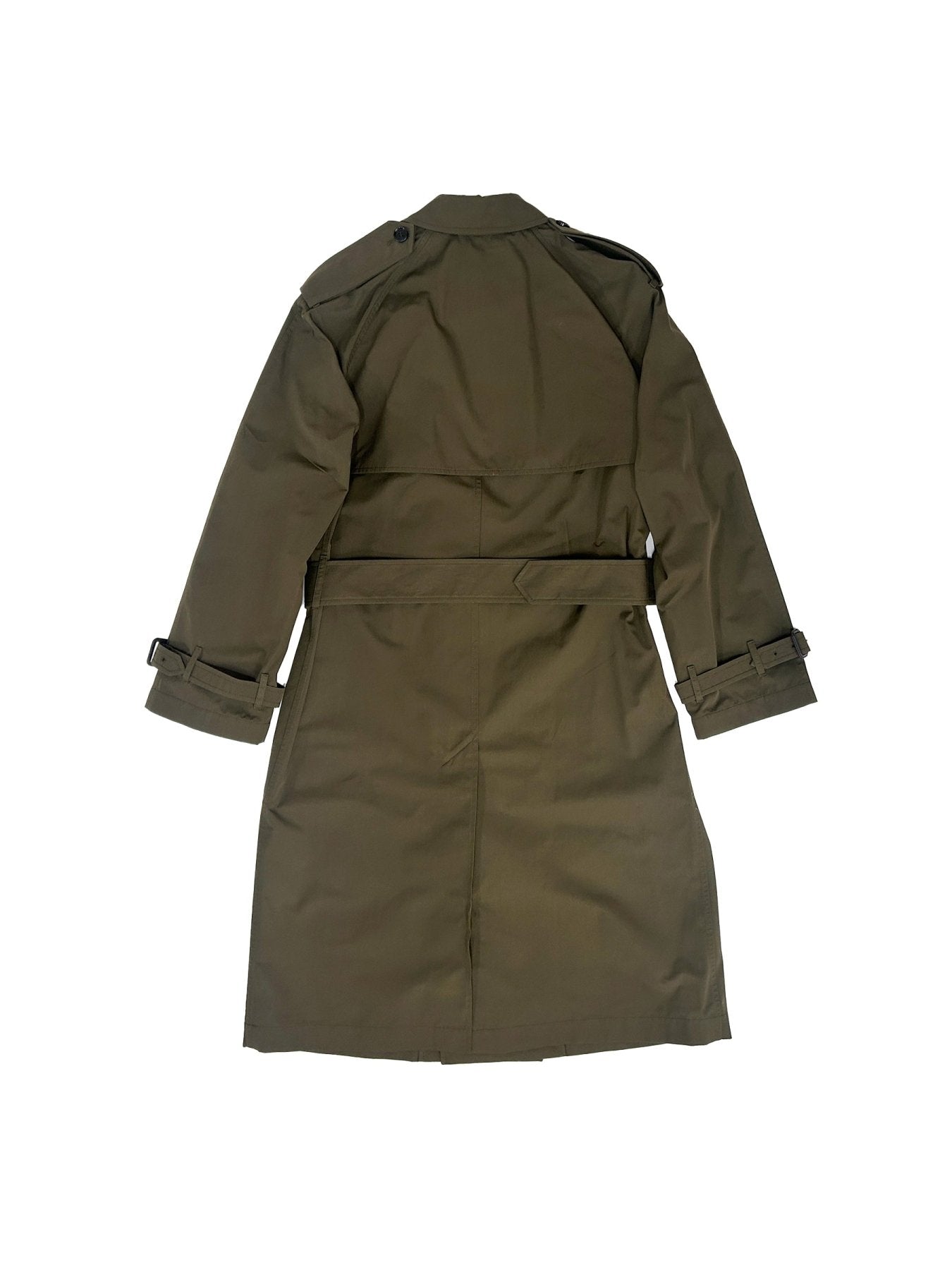 BURBERRY Khaki M Rw D Breasted Coat