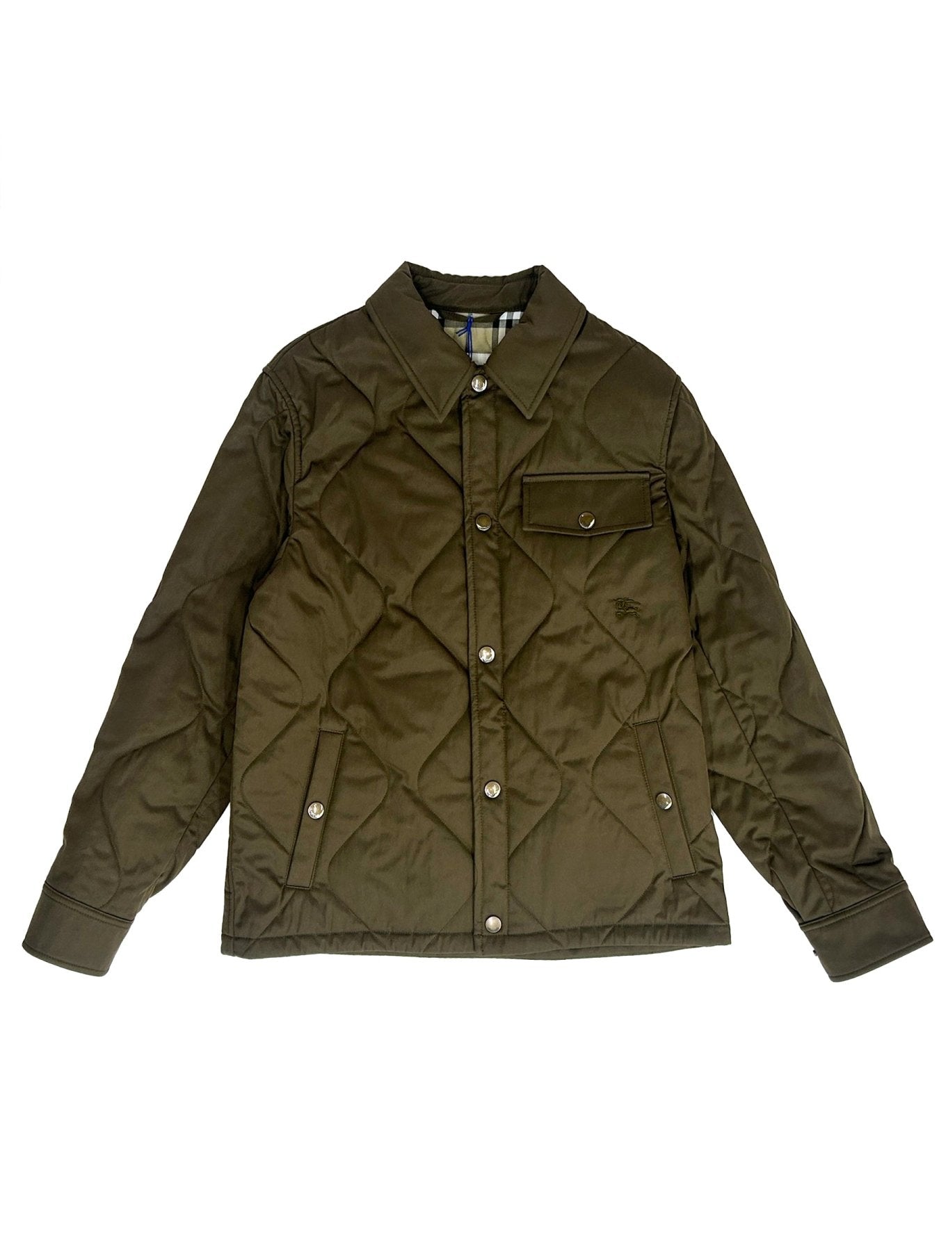 BURBERRY Khaki M Wadded Jacket