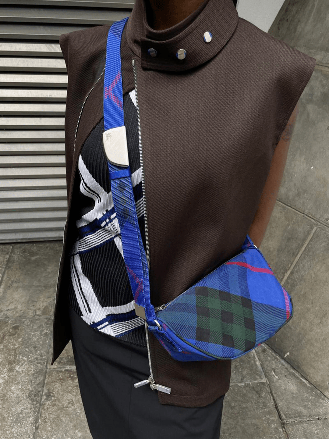 BURBERRY Knight Shield Messenger Cross Body Bags