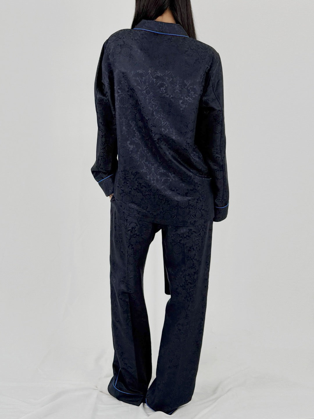 BURBERRY - M Casual Shirt Ls - AW25 - SILHOUETTE BLK IP PT