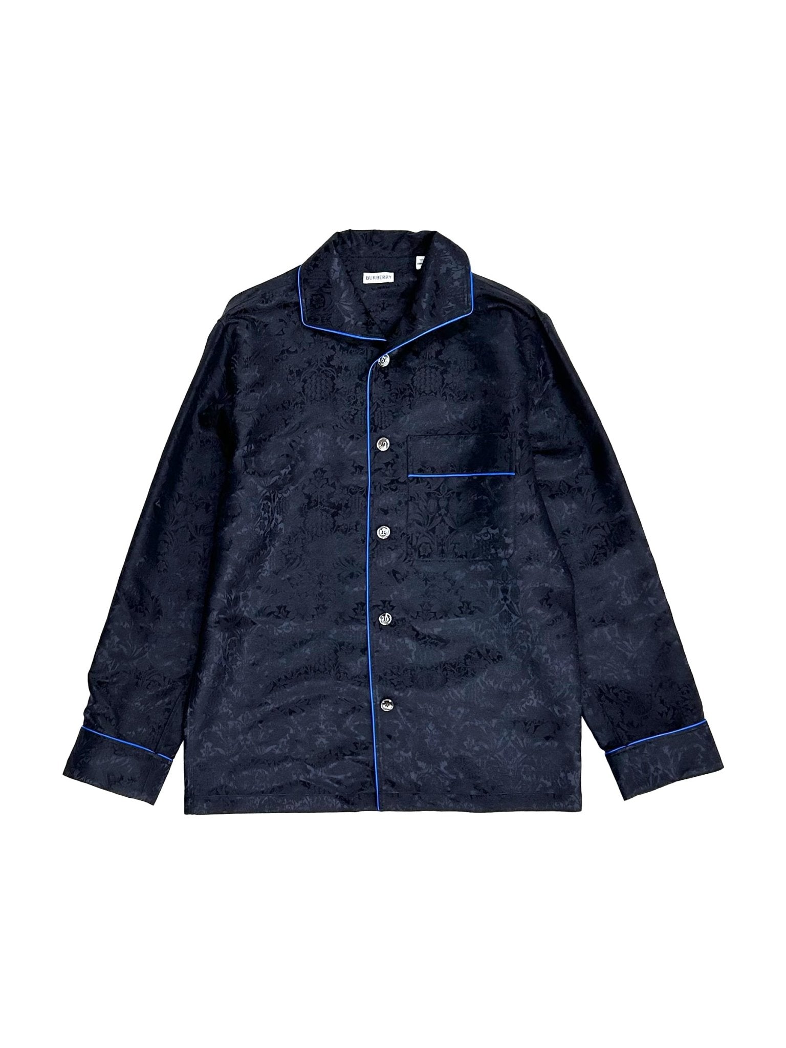 BURBERRY - M Casual Shirt Ls - AW25 - SILHOUETTE BLK IP PT