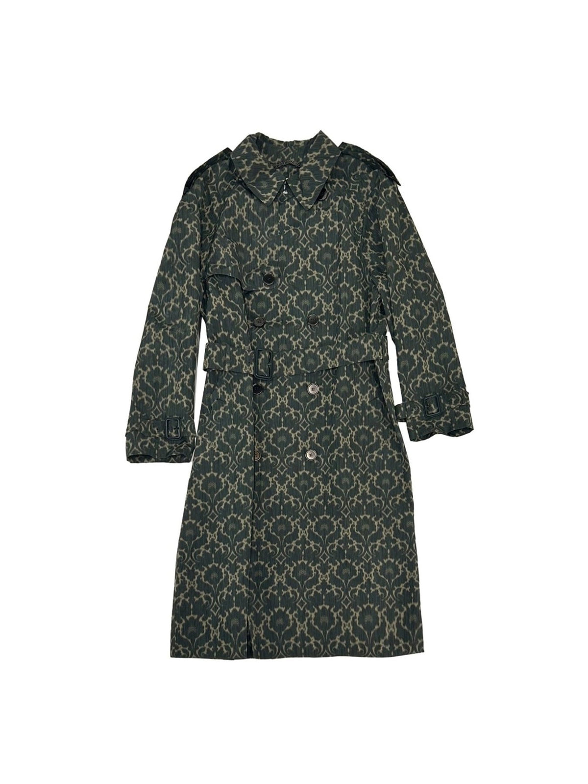 BURBERRY - M D Breasted Coat - AW25 - VINE IP PATTERN