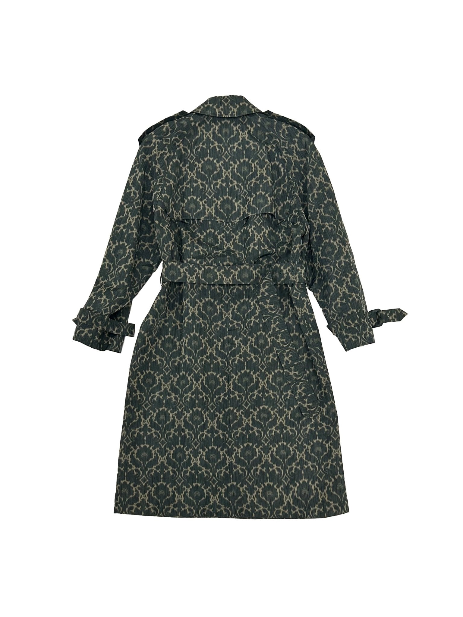 BURBERRY - M D Breasted Coat - AW25 - VINE IP PATTERN