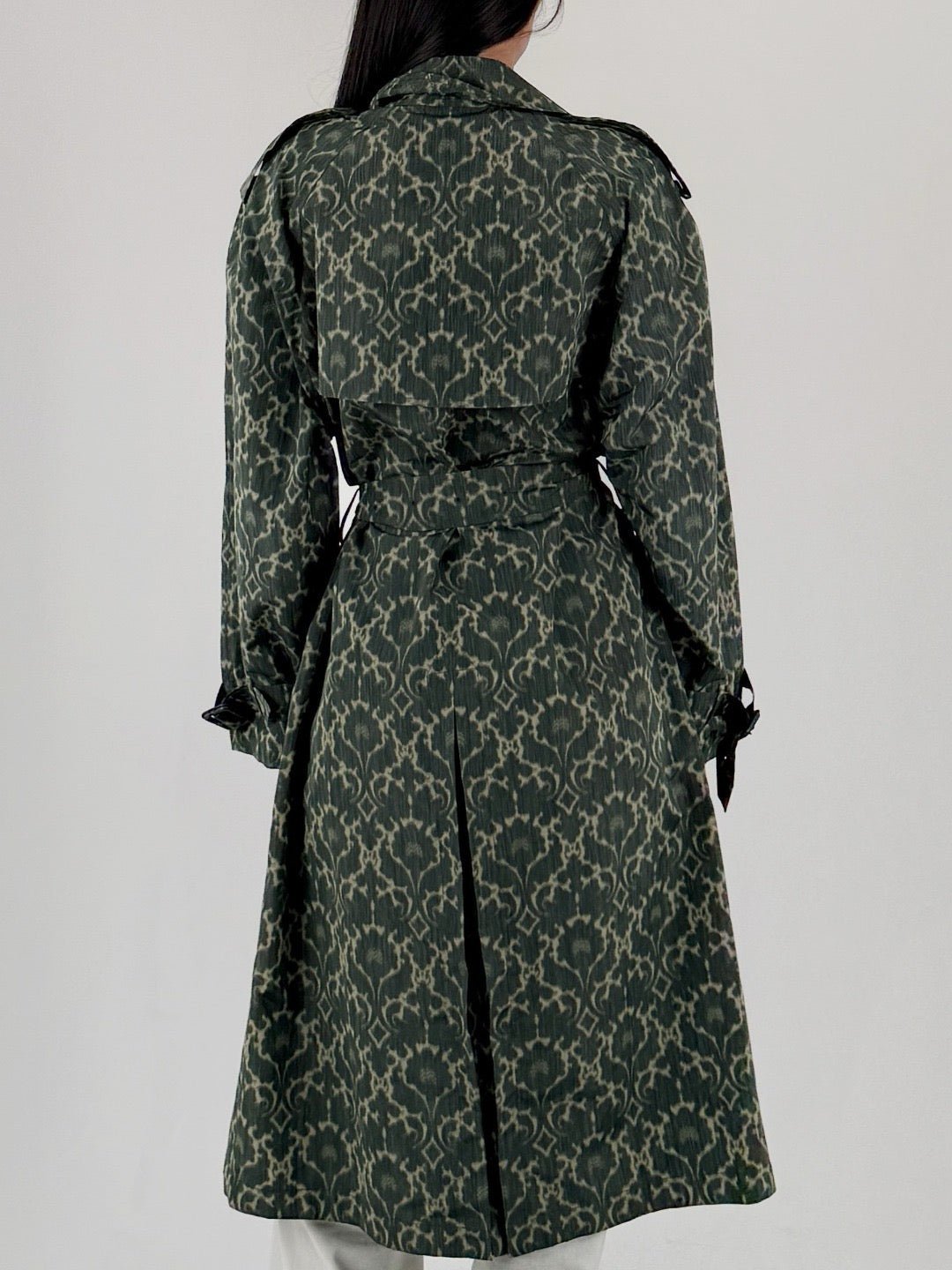 BURBERRY - M D Breasted Coat - AW25 - VINE IP PATTERN