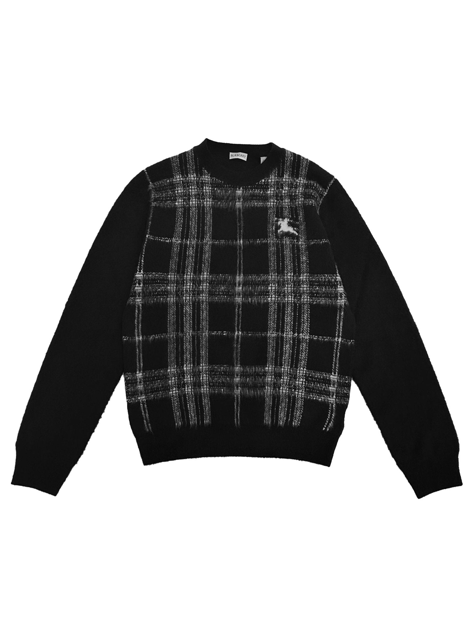 BURBERRY - M Knit Crew - AW25 - BLACK/WHITE