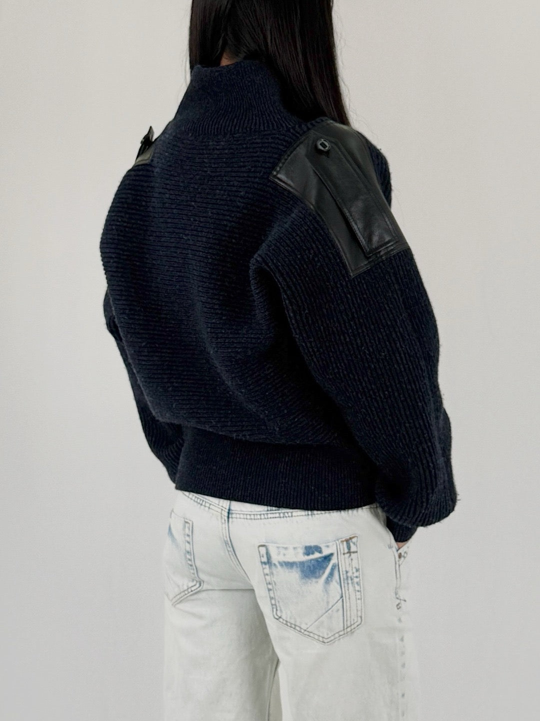 BURBERRY - M Knit Roll Neck - AW25 - TARMAC GREY