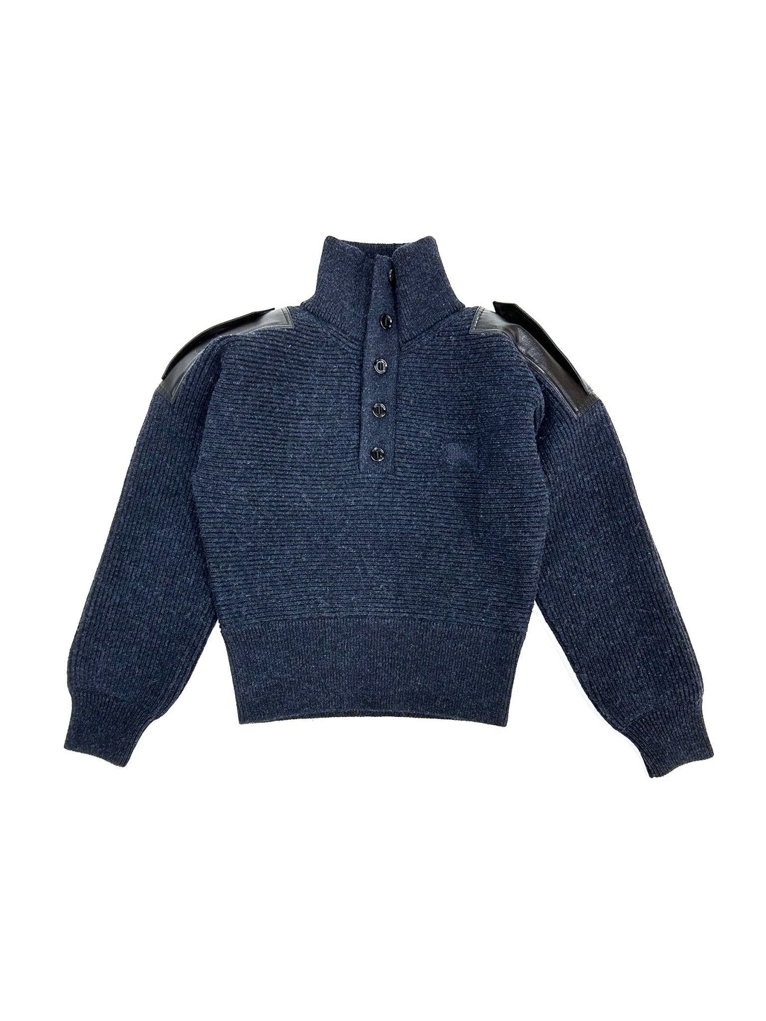 BURBERRY - M Knit Roll Neck - AW25 - TARMAC GREY