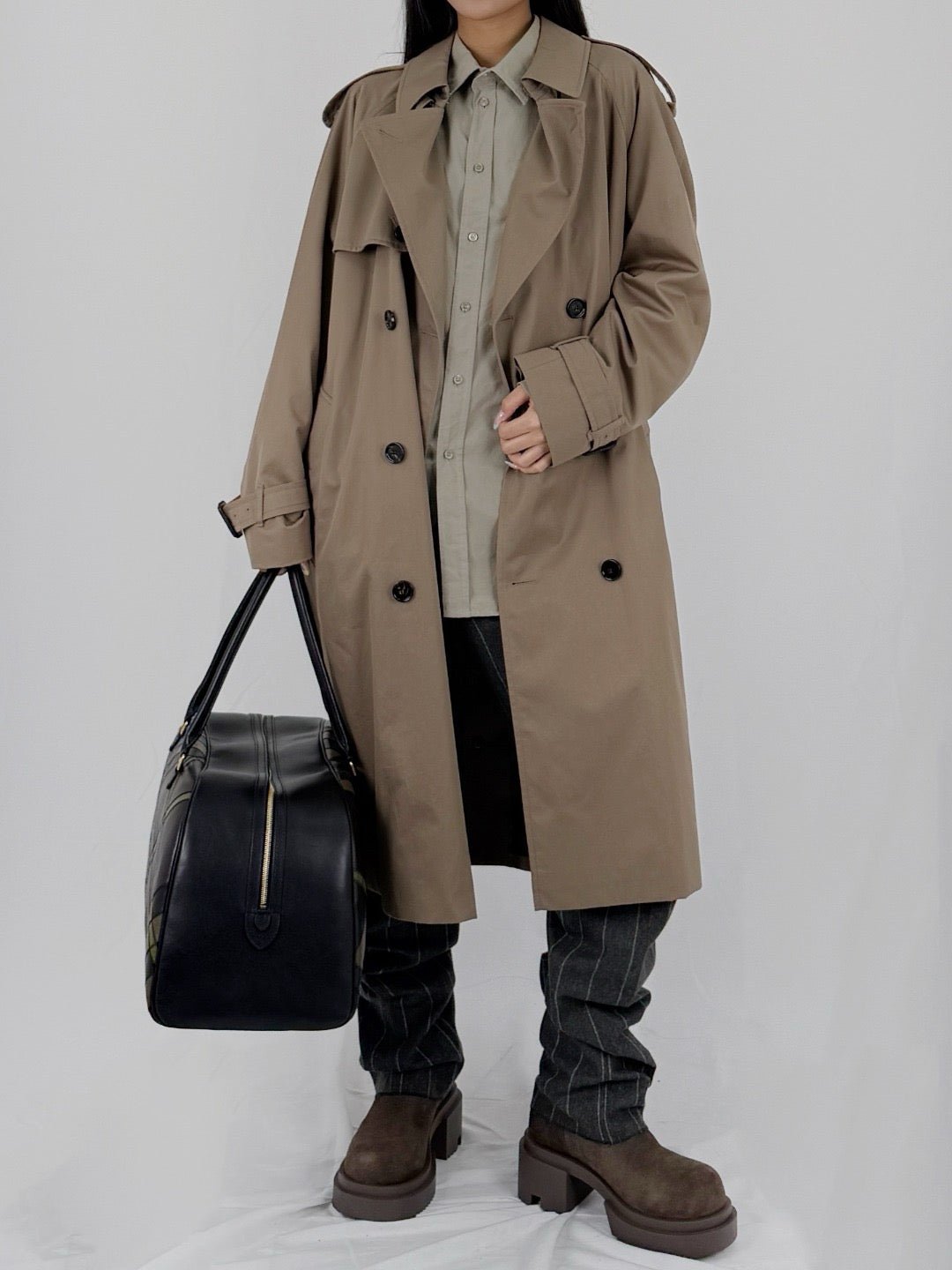 BURBERRY - M Rw D Breasted - AW25 - CLAY BROWN